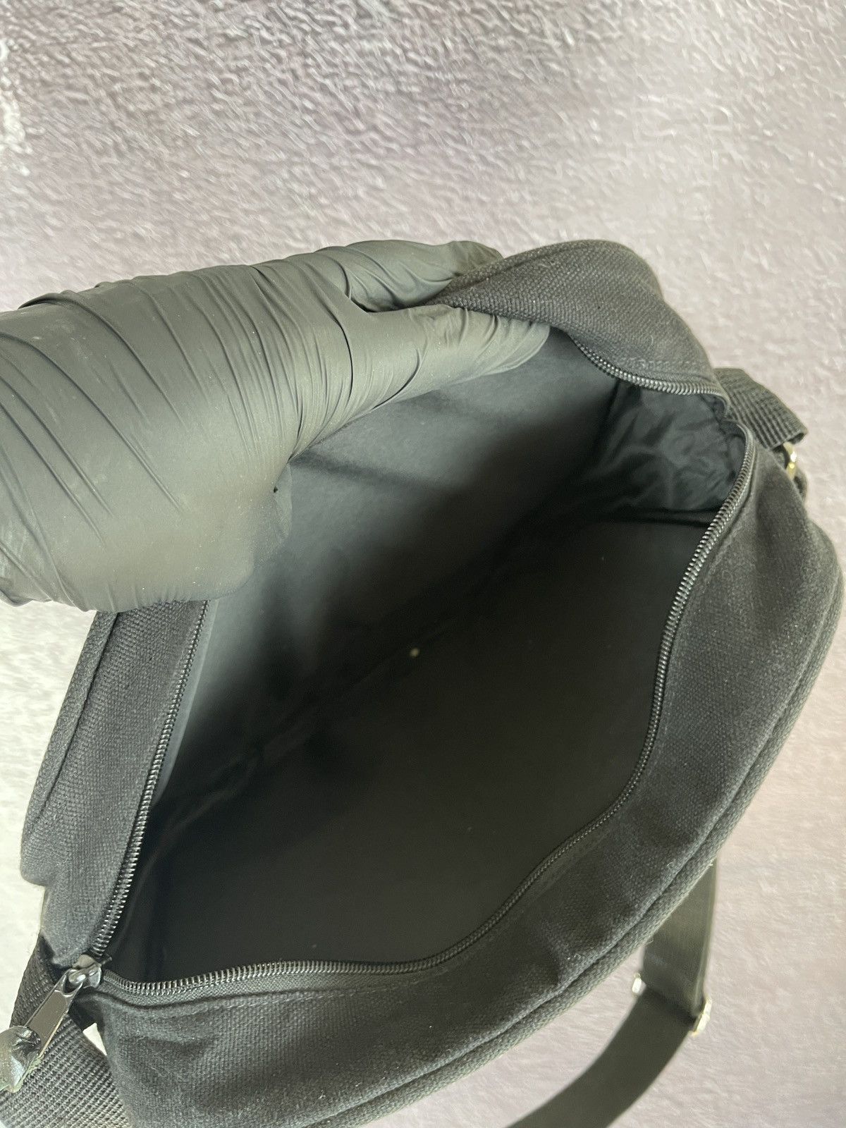 THE ROKKER COMPANY The Rokker Company black cotton shoulder bag Size ONE SIZE - 5 Thumbnail