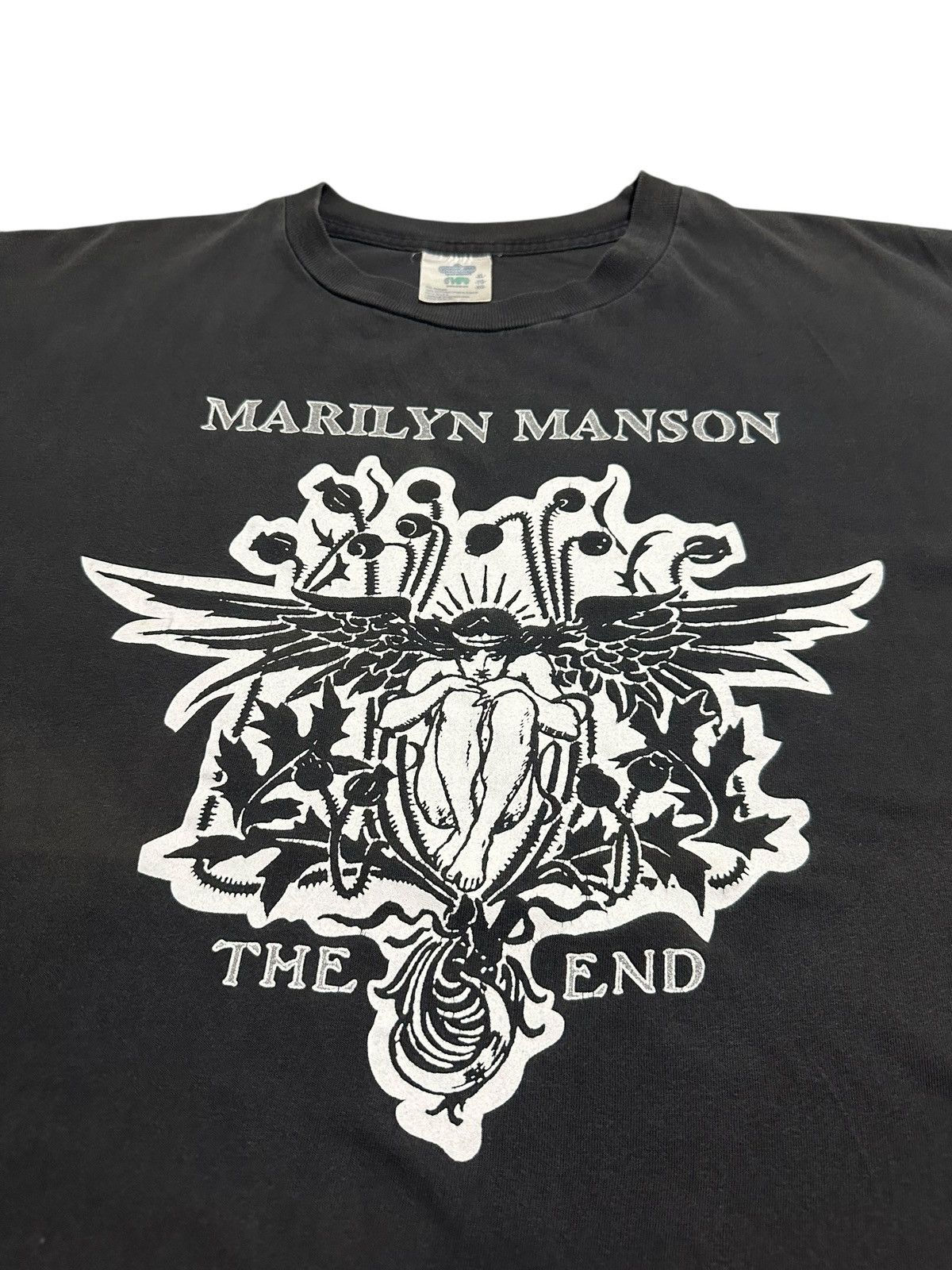 Band Tees × Vintage Vintage 1996 Marilyn Manson The End Shirt Size US XL / EU 56 / 4 - 2 Thumbnail
