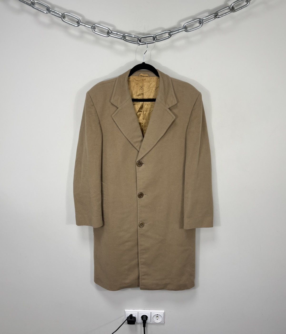 Crombie Vintage Crombie Scotland Men’s Bespoke Wool Cashmere Coat Size US M / EU 48-50 / 2 - 1 Thumbnail
