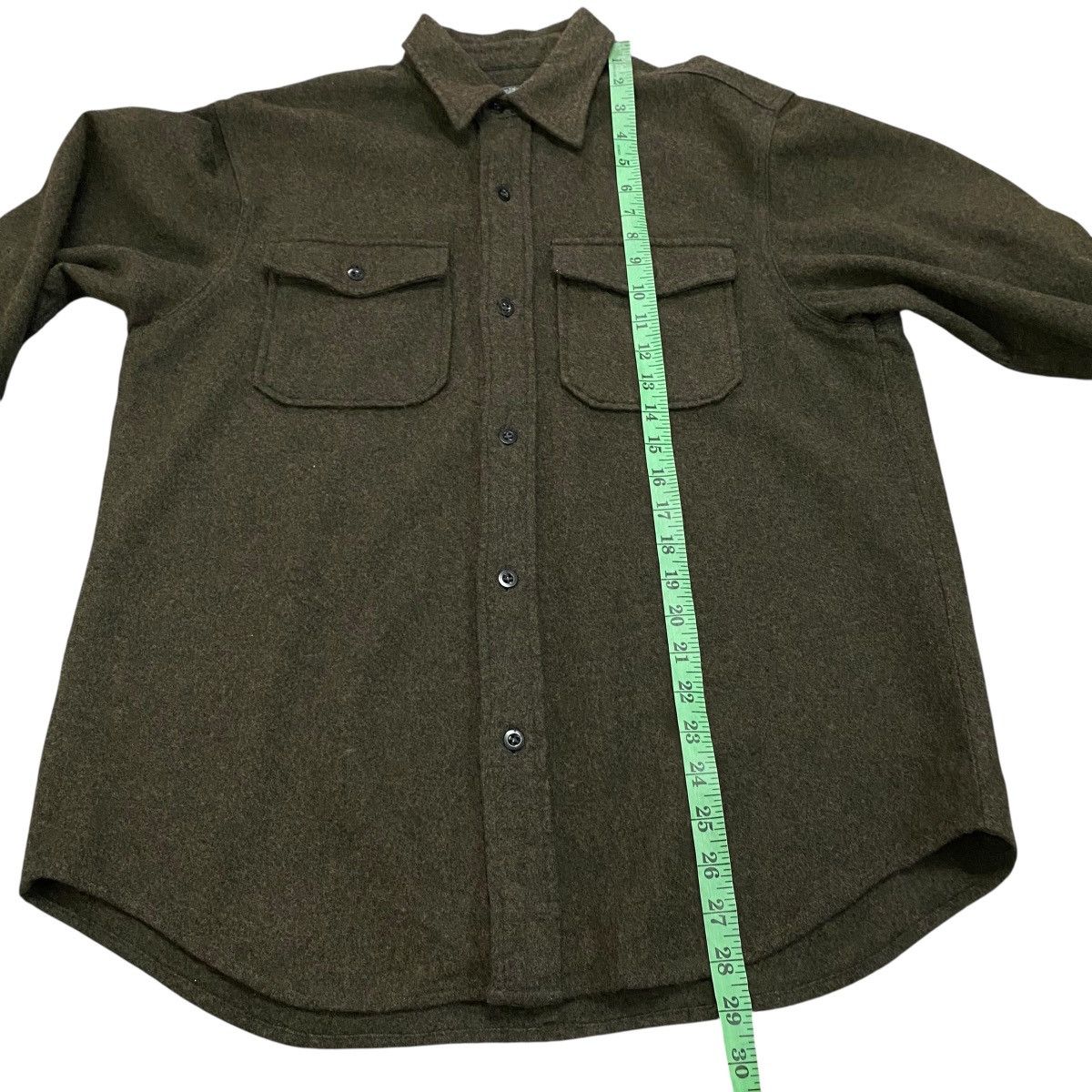 Japanese Brand Vintage Gaijin Military Dapartment Wool Shirt Size 38 Size US M / EU 48-50 / 2 - 12 Thumbnail