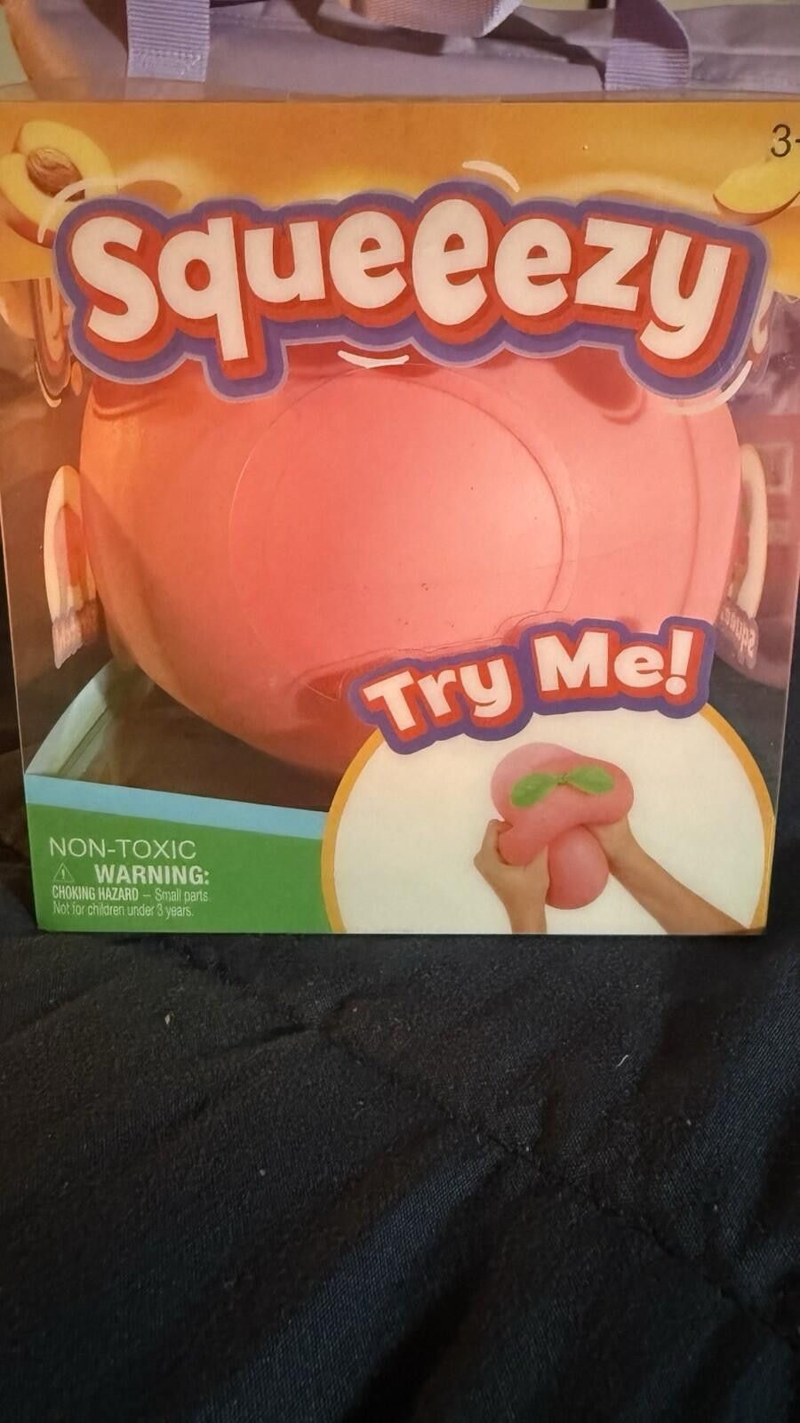 Other Sunny Days Jumbo Squeezy Peach Squishy Stress Sensory Fun Size ONE SIZE - 5 Thumbnail