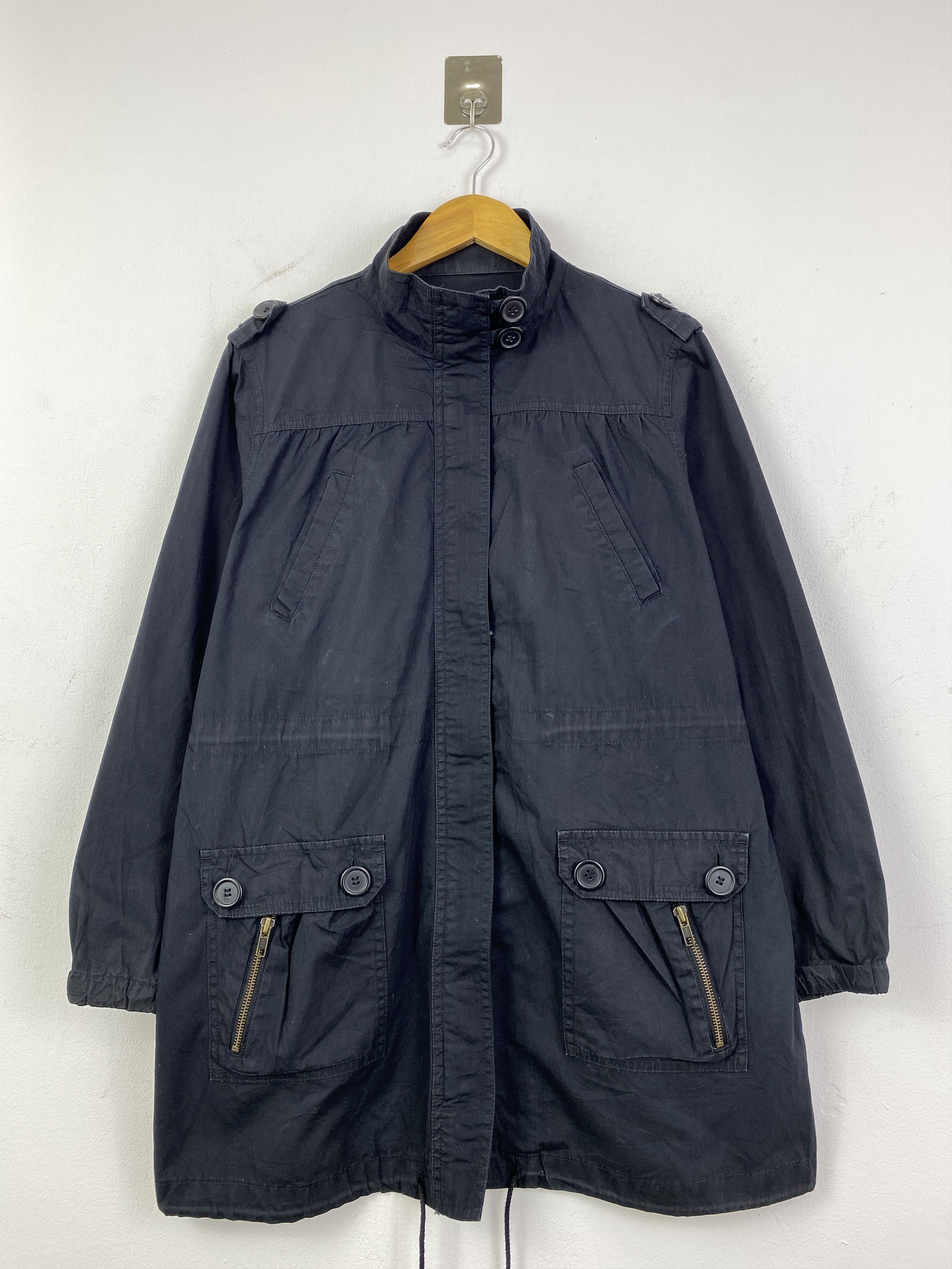 Vintage GU Military Anorak Long Coat JA0234