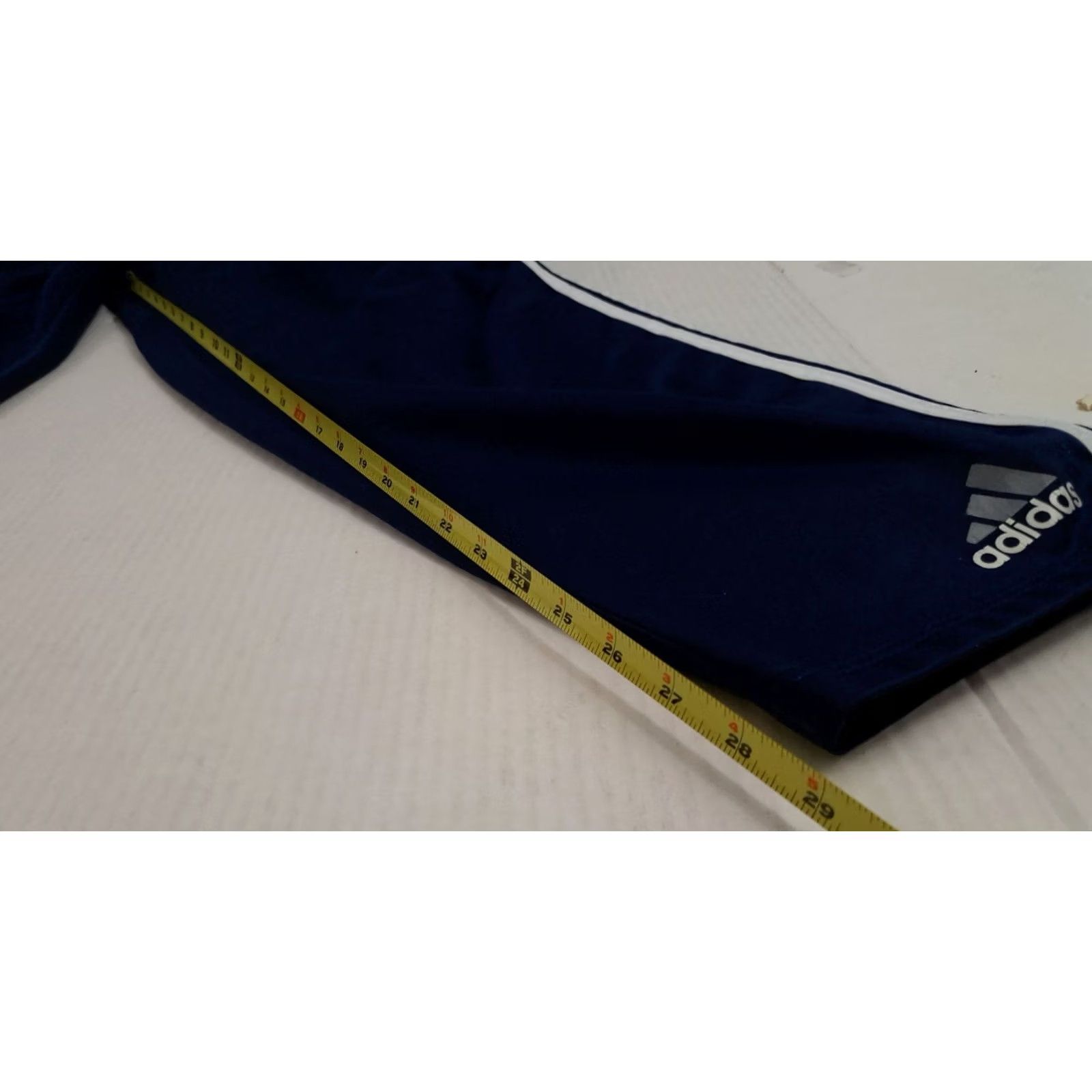 Adidas VINTAGE adidas Full Button Side Fleece 3 Stripe Track Pants USA Made Medium Size US 31 - 7 Thumbnail