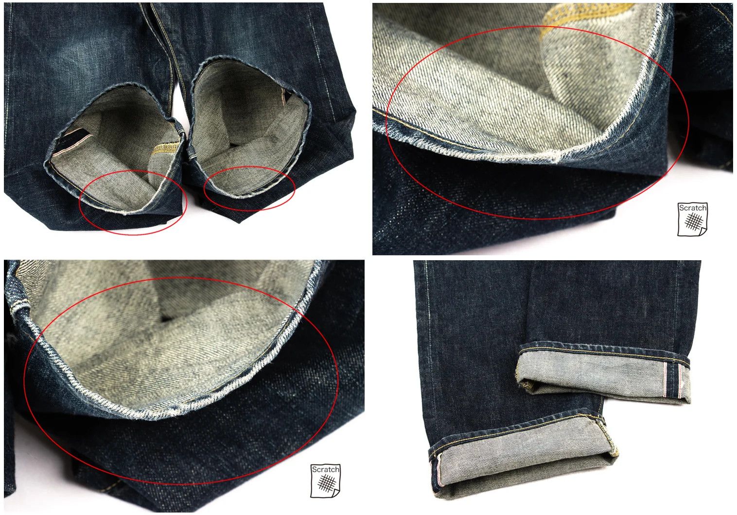 Ganryu Camouflage Pocket Straight Denim Pants in Indigo S Size US 30 / EU 46 - 11 Thumbnail