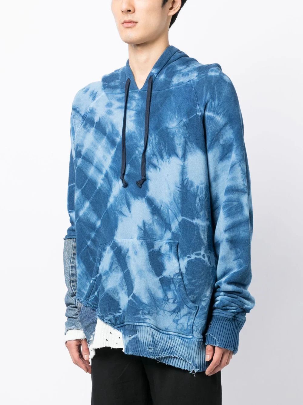 Greg Lauren $3050 NWT Greg Lauren Starburst Fragment Hoodie Indigo Large Size US L / EU 52-54 / 3 - 1 Thumbnail