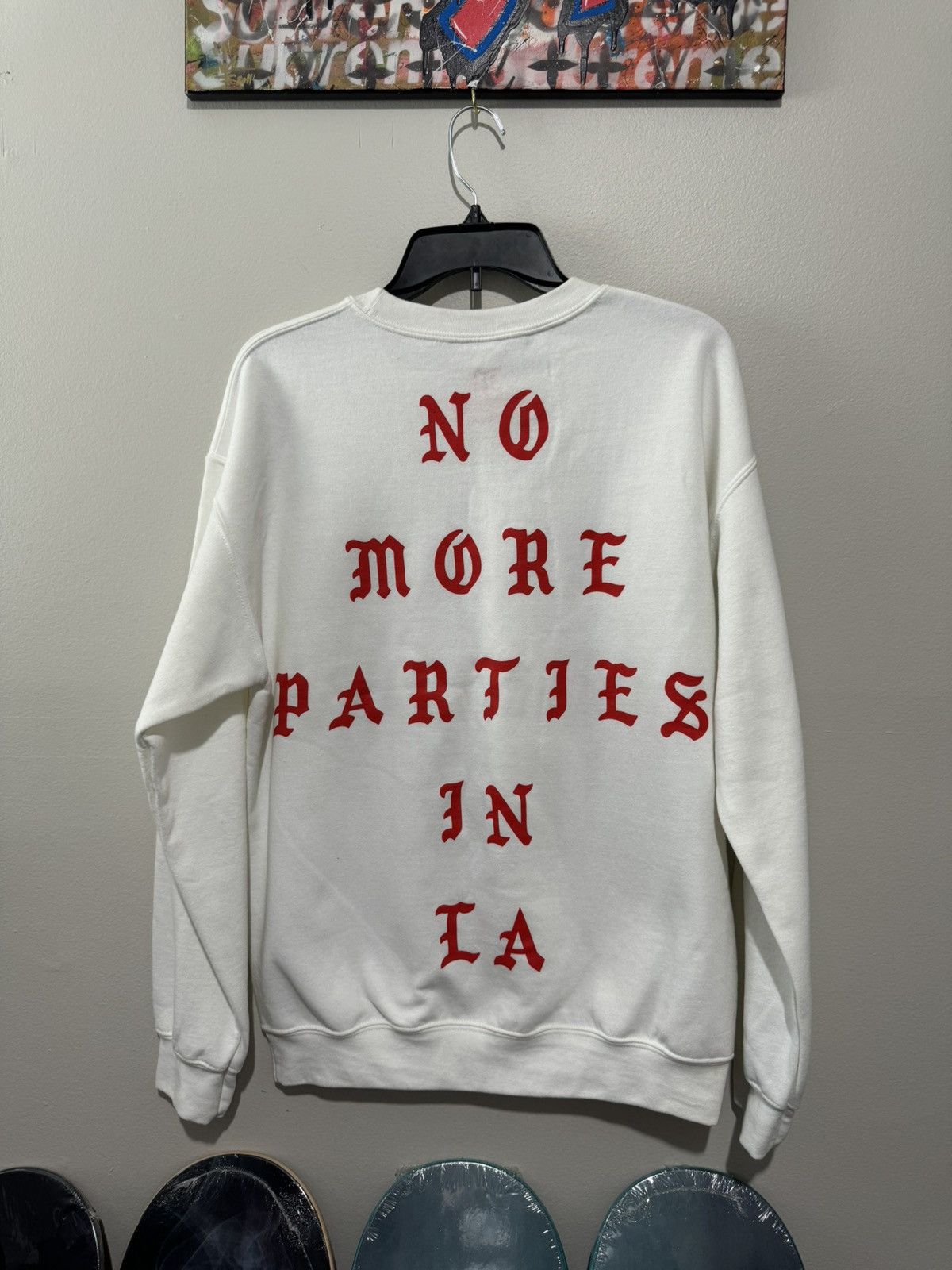 Kanye West Kanye West No More Parties In LA Sweater White Medium Size US M / EU 48-50 / 2 - 8 Thumbnail