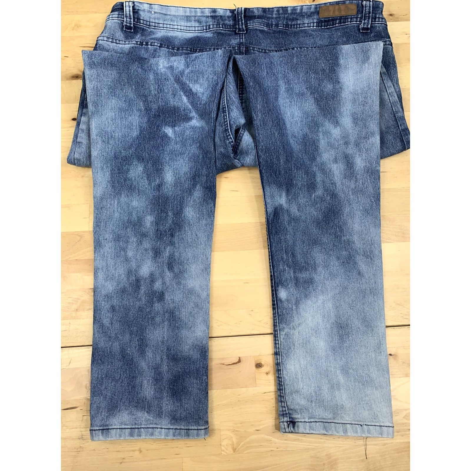 Vintage WAM What About Me Jeans Womens Skinny 20W Plus Size Acid Wash Blue Size 42" / US 20 - 6 Thumbnail