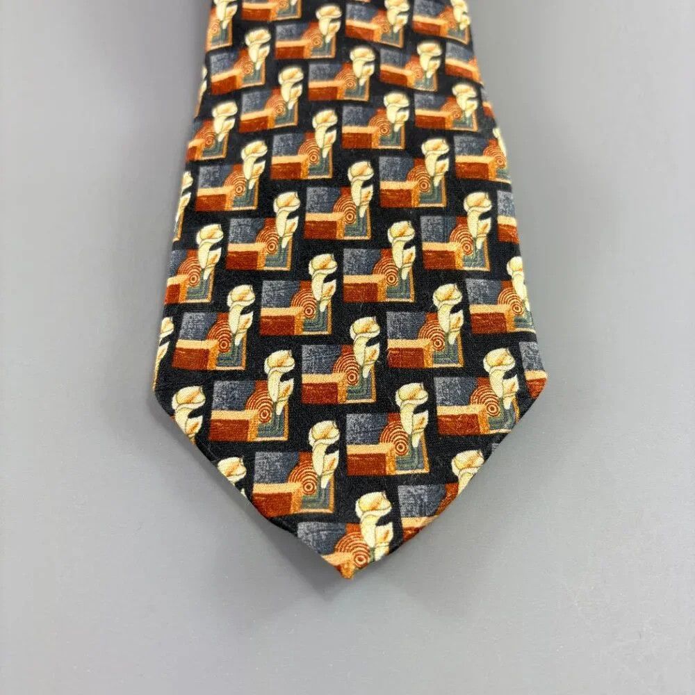 Ermenegildo Zegna Ermenegildo Zegna Exclusive Blue Floral Men's Long Tie Size ONE SIZE - 2 Thumbnail