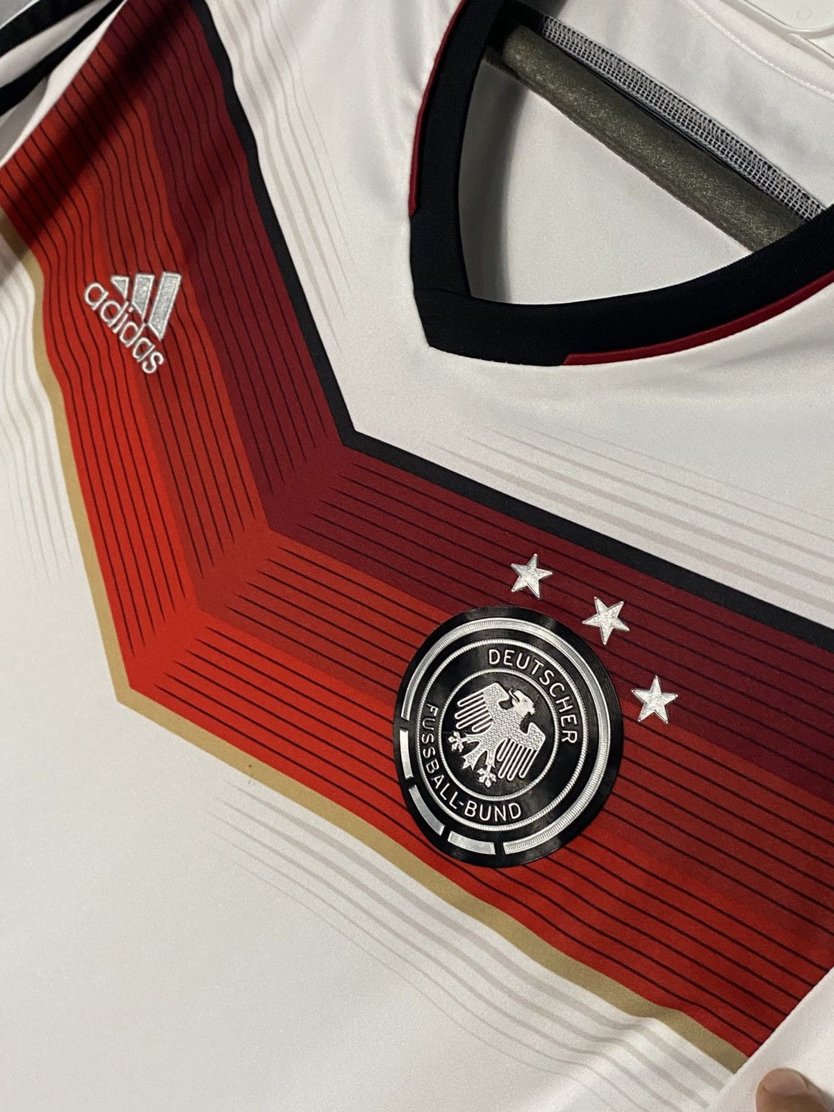 Vintage 2014 Germany Adidas Football Soccer Jersey Vintage Mens Size US L / EU 52-54 / 3 - 6 Thumbnail