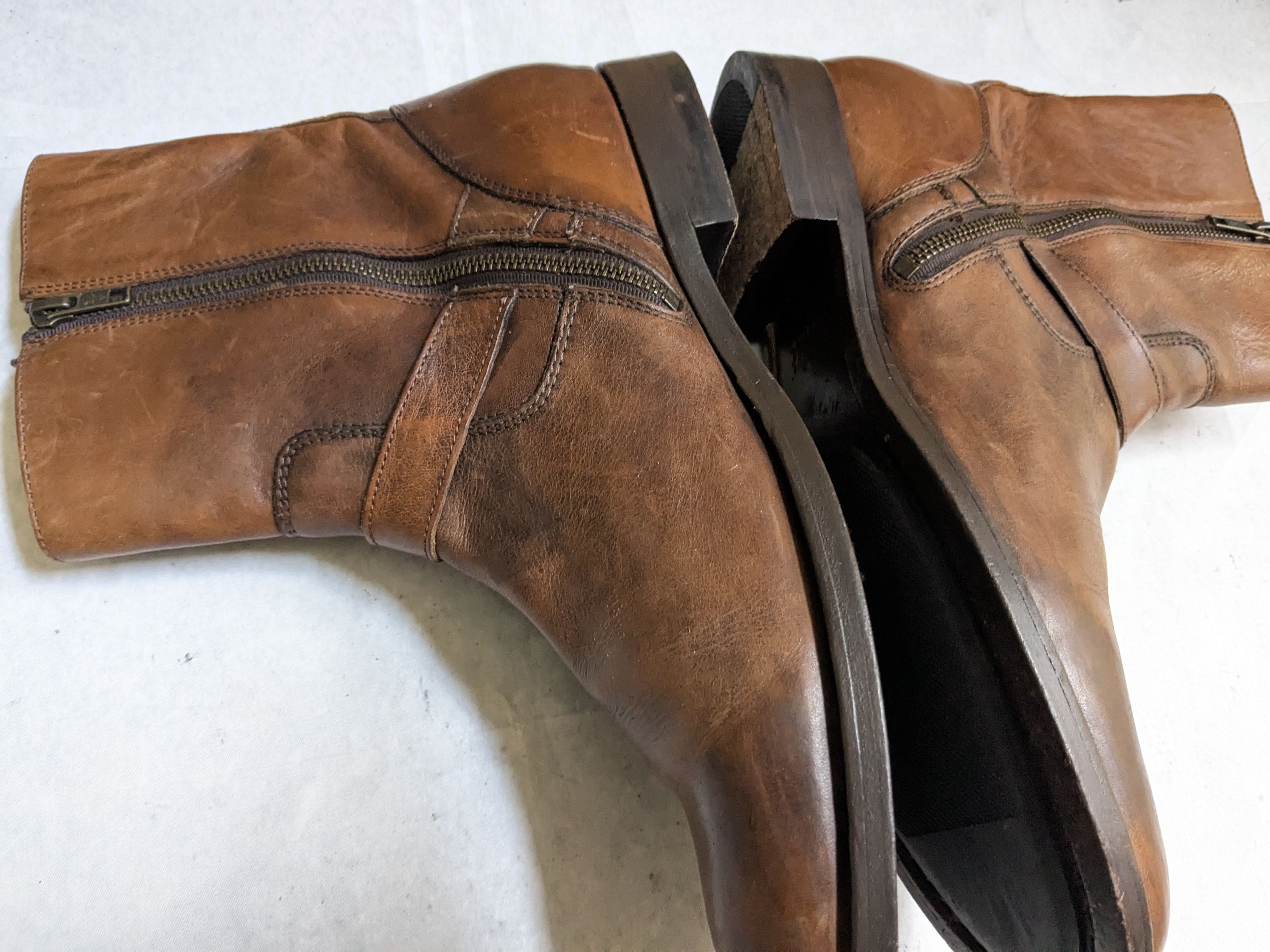 Frye Frye Engineer Boots Brown 11 D Stepas Buckle Leather Size US 11 / EU 44 - 14 Thumbnail