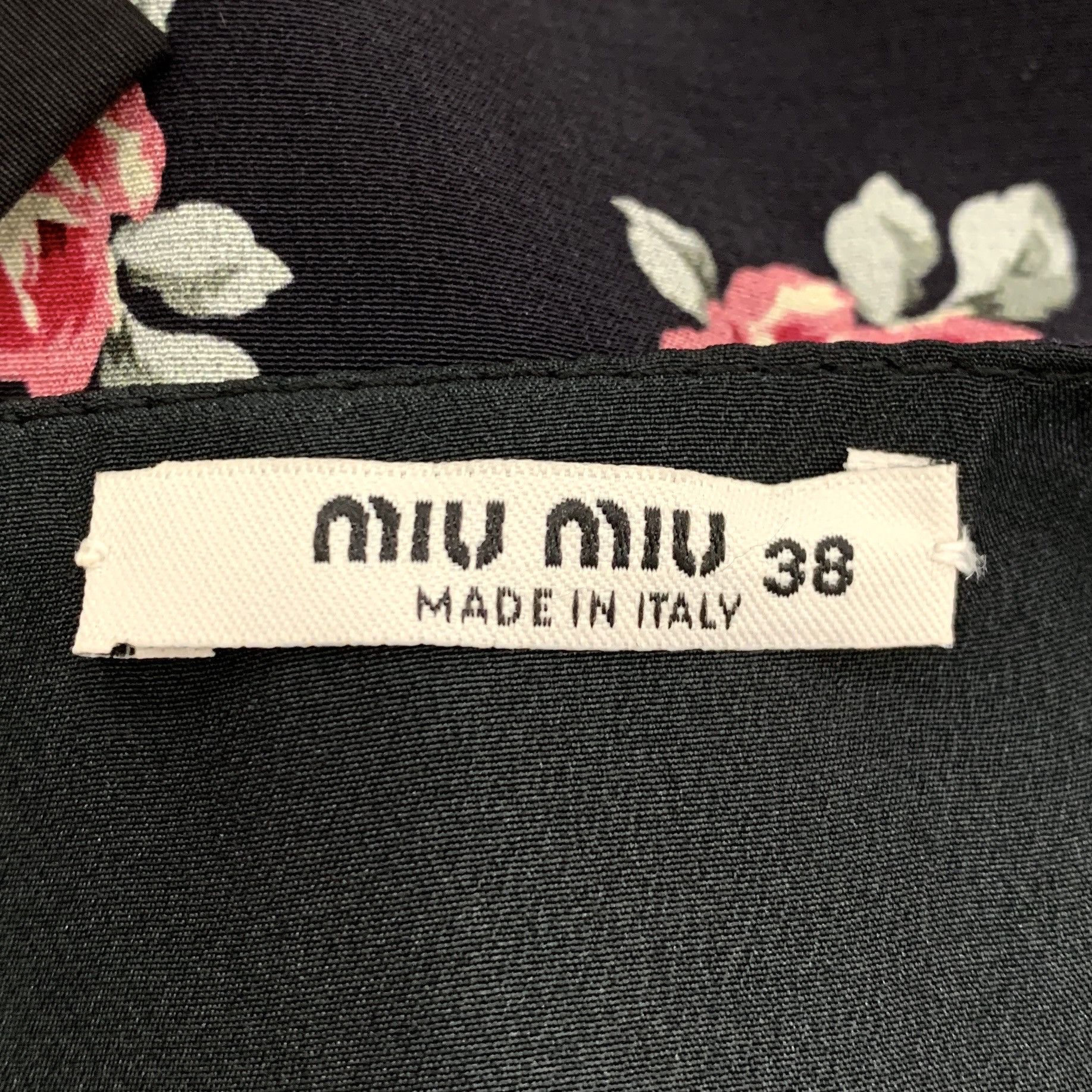Miu Miu MiuMiu denim Dress in Mixed Colour Floral print Size S / US 4 / IT 40 - 6 Thumbnail