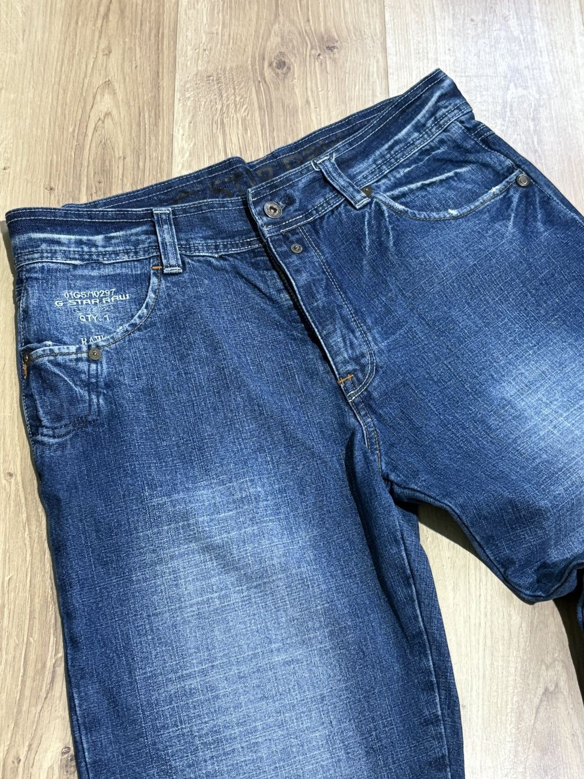 G-Star × Vintage 34x33 wide jeans denim y2k 3301 japanese style Size US 34 / EU 50 - 4 Thumbnail
