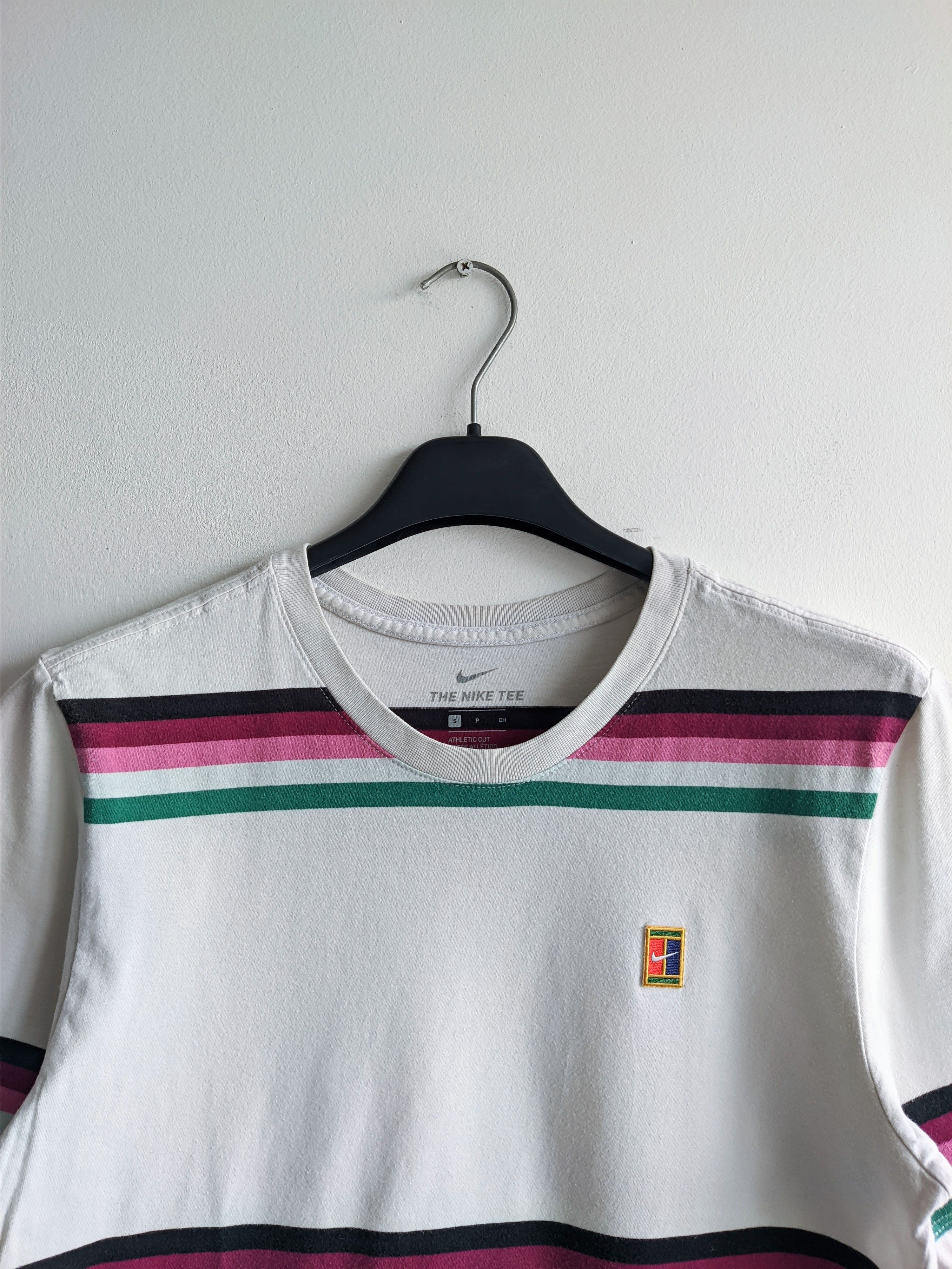 Nike Vintage nike tshirt court striped y2k Size US S / EU 44-46 / 1 - 2 Thumbnail
