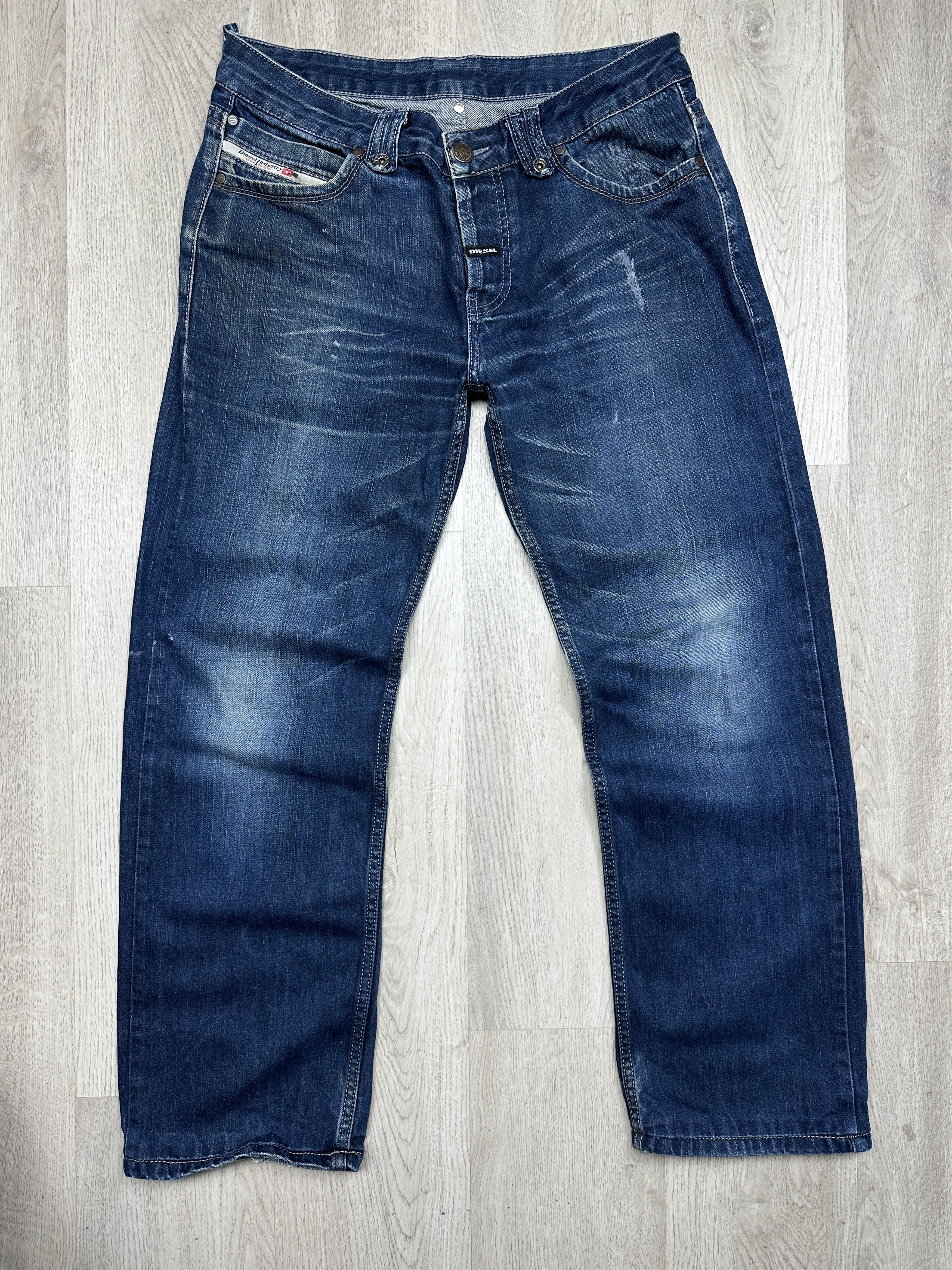 Diesel Diesel 90s Vintage Mens Denim Pants Big Logo Jeans Size US 34 / EU 50 - 5 Thumbnail