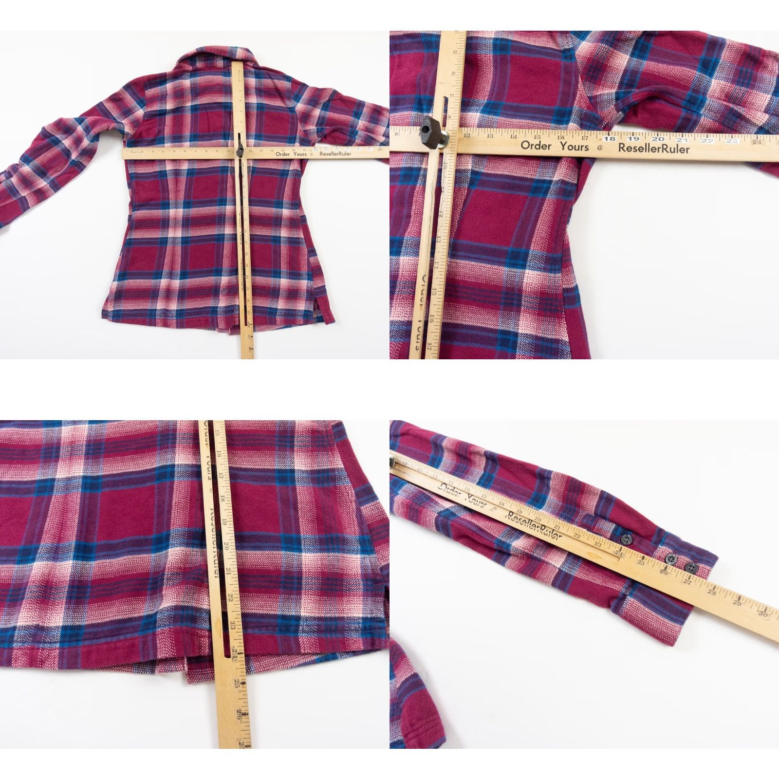 Patagonia Patagonia Women's Long Sleeve Fjord Flannel Red Check Shirt 4 Button-Up Size S / US 4 / IT 40 - 8 Thumbnail