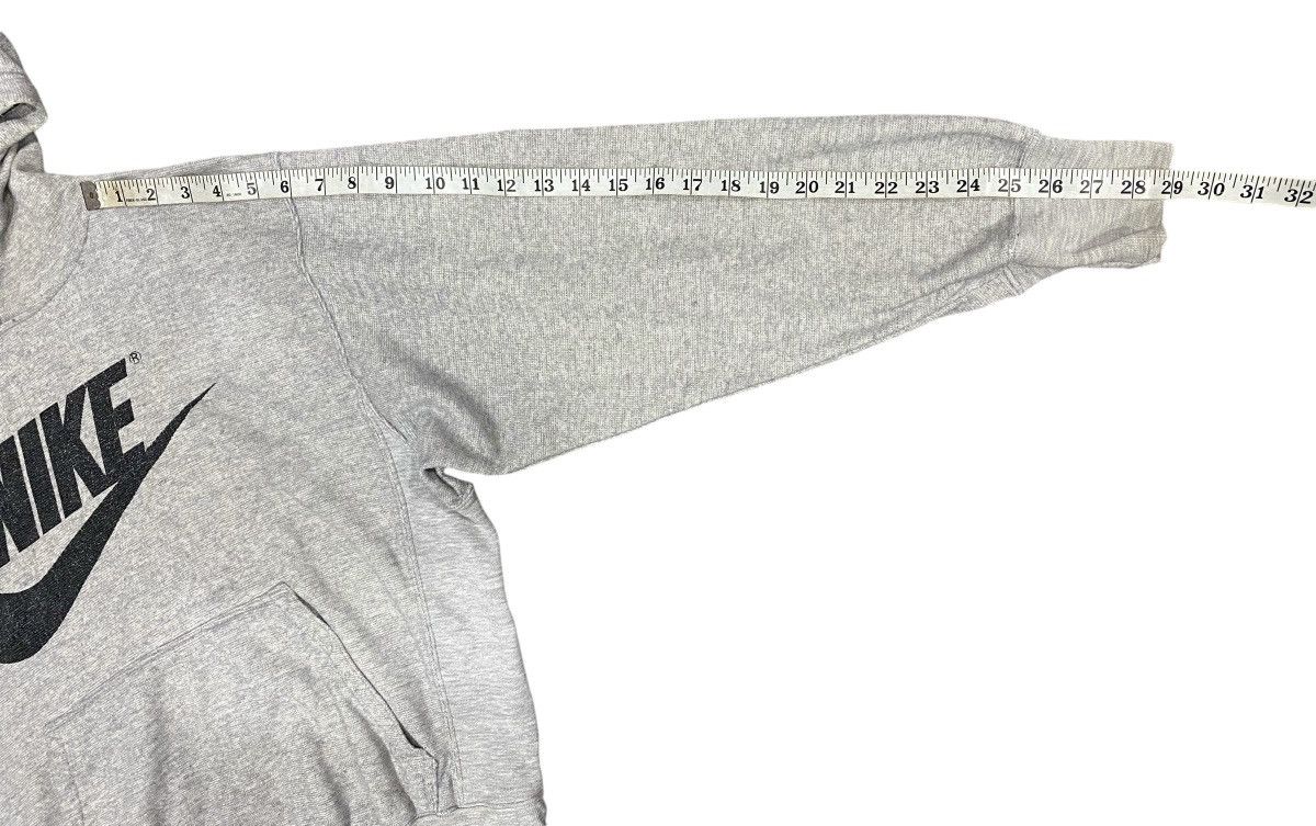 Vintage Vintage 90s NIKE Grey Tag Hoodie Sweatshirt Size US M / EU 48-50 / 2 - 24 Thumbnail