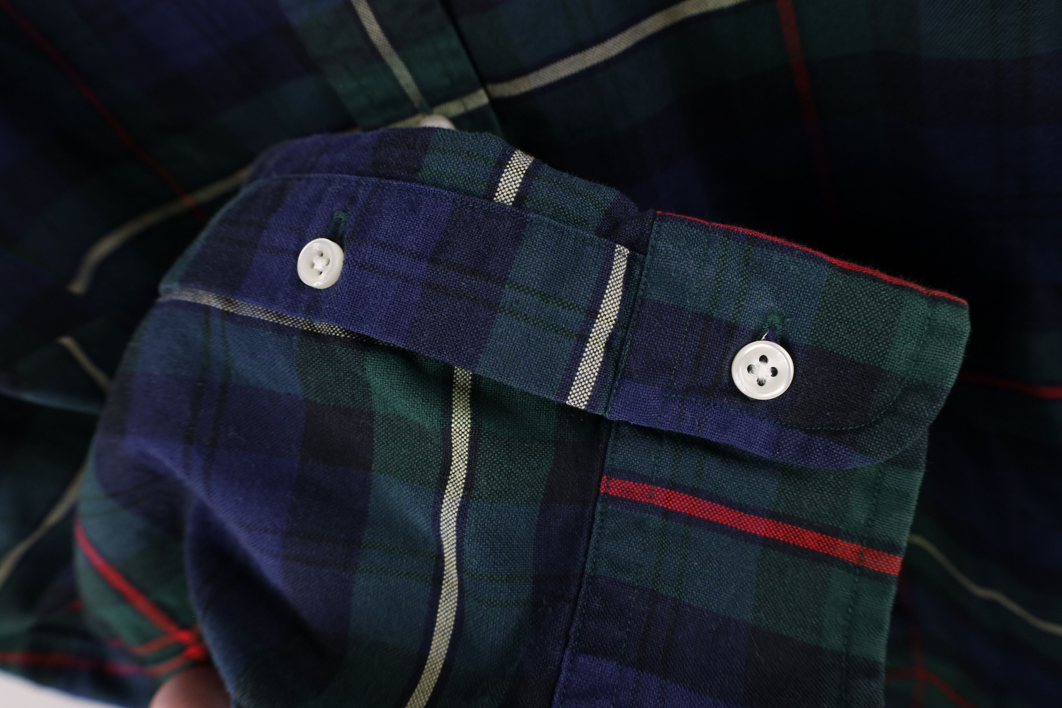 Ralph Lauren × Vintage Vintage Ralph Lauren Collared Button Down Shirt Plaid Size US XXL / EU 58 / 5 - 7 Thumbnail