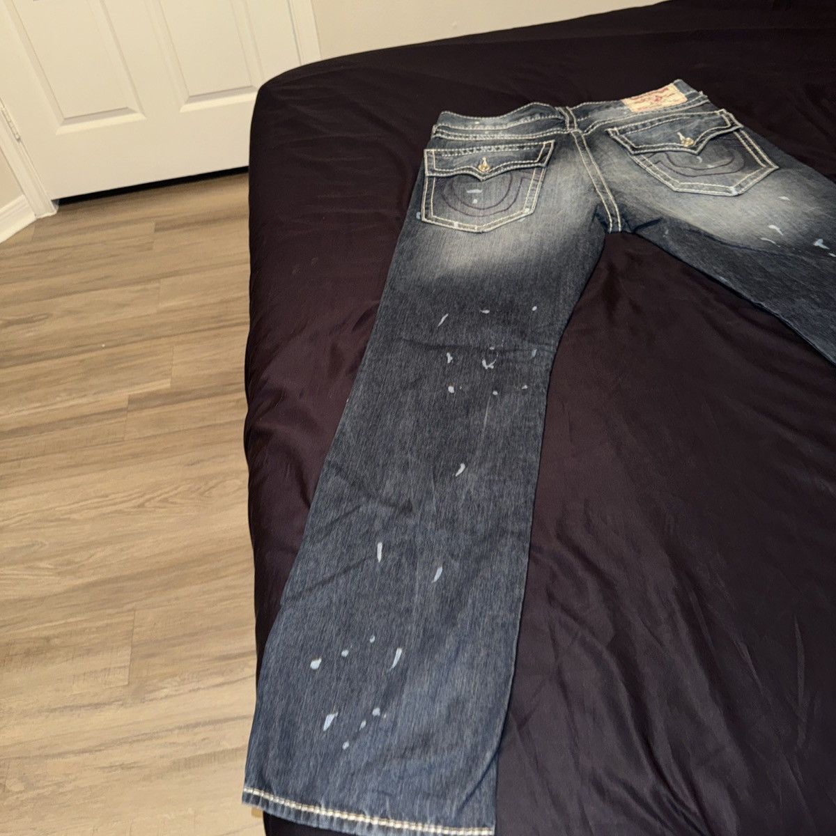 True Religion True Religion Straight Big T Stitch Flap Paint Splatter Size US 34 / EU 50 - 11 Thumbnail
