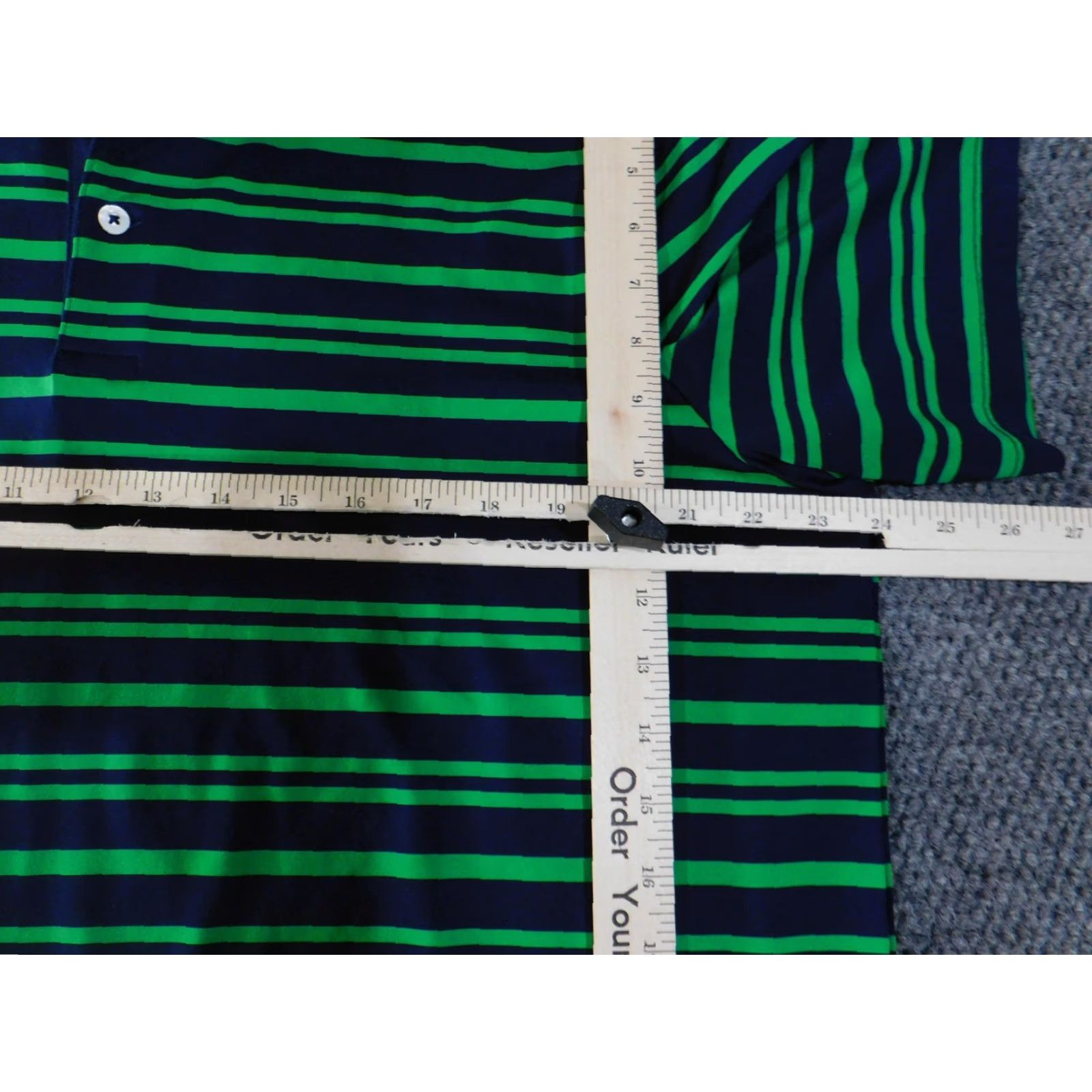 Ralph Lauren VINTAGE? No — RLX Ralph Lauren Polo Shirt Mens XS Blue Striped Golf Short Sleeve Polo Shirt Size US L / EU 52-54 / 3 - 6 Thumbnail