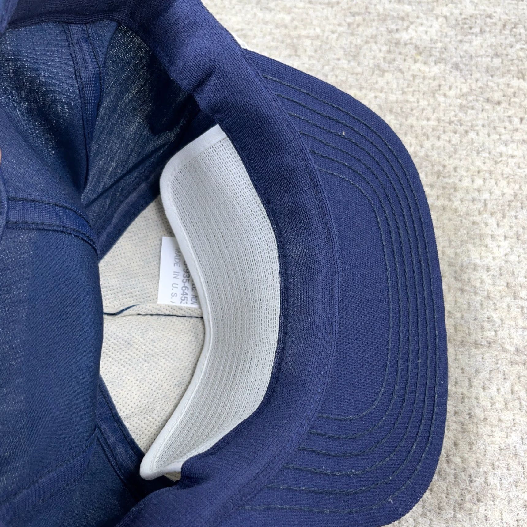 Coal VINTAGE Coal Mining Trucker Hat Cap Snapback 90s USA Rope Laurel Mountain Mine Hat Mens Trucker Hat Adjustable Blue Cotton Polyester Twill one size Size ONE SIZE - 7 Thumbnail