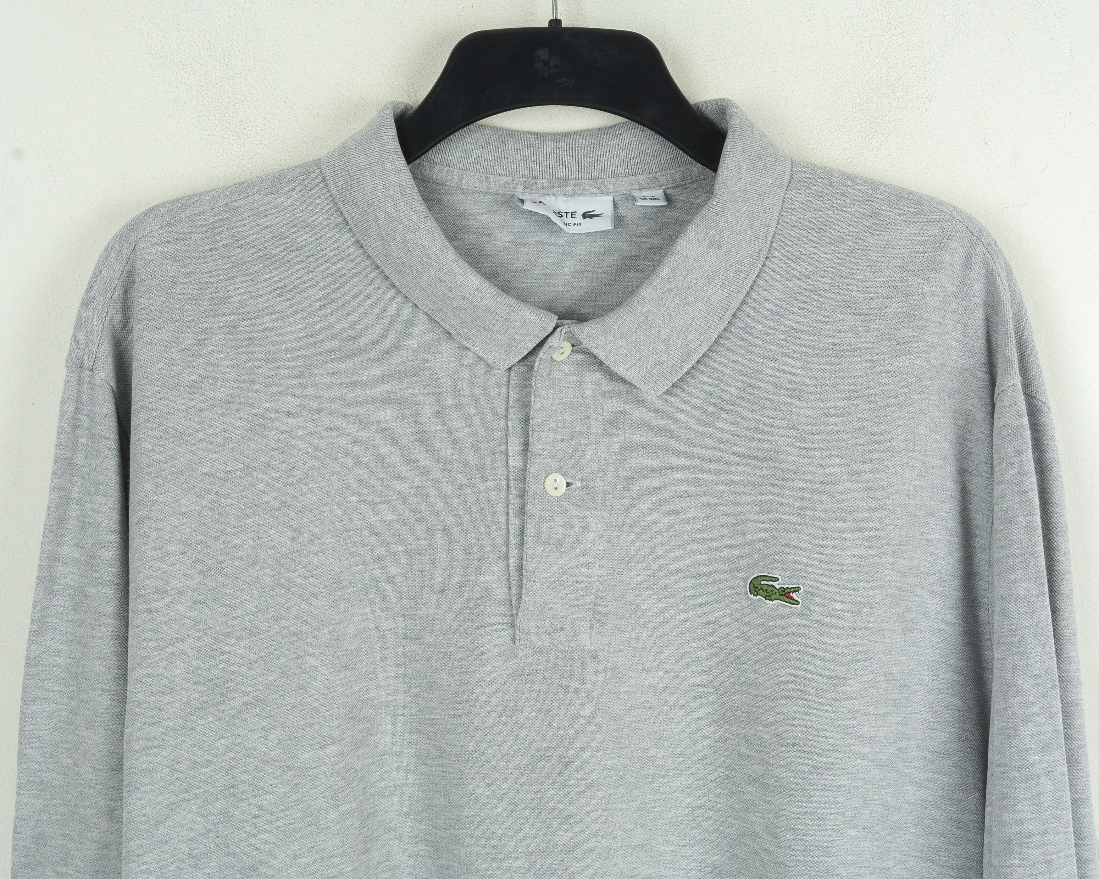 Lacoste Polo 4XL Size 9 Golf Shirt Pullover Long Sleeved Casual Top Size US XXL / EU 58 / 5 - 4 Thumbnail