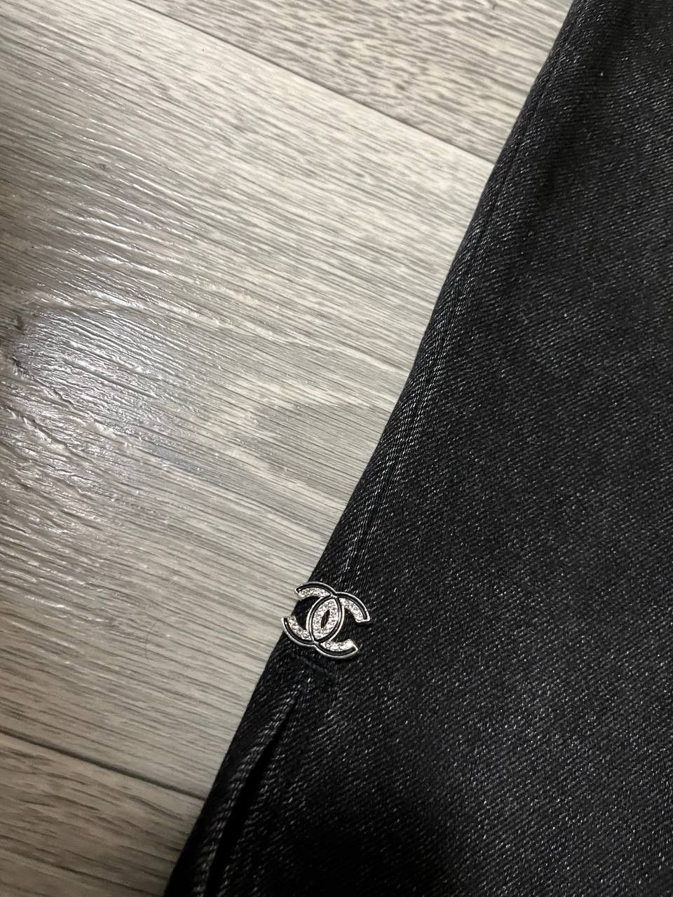Chanel Chanel Jeans Mini Metal Logo Denim Distressed Slim Size 30" / US 8 / IT 44 - 5 Thumbnail
