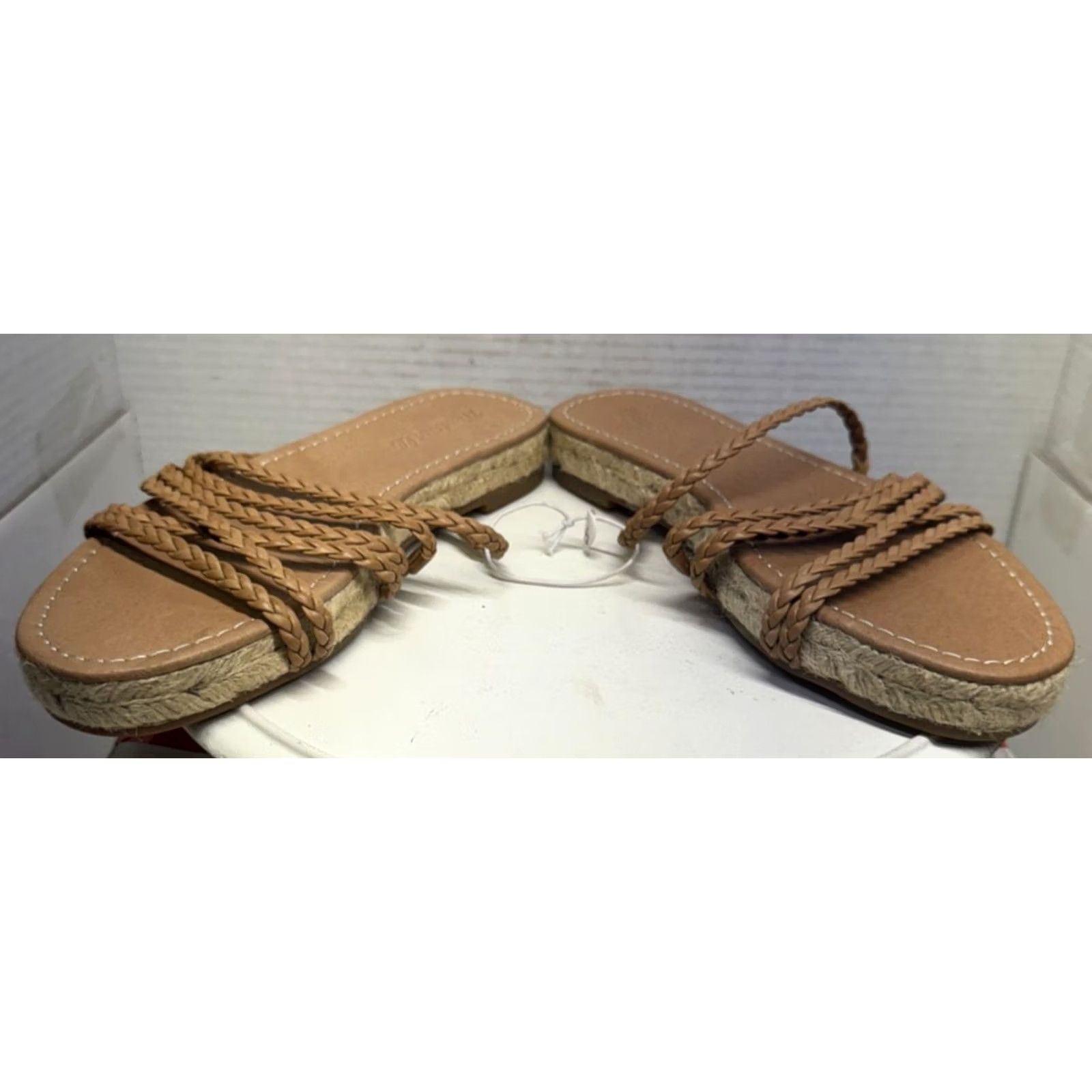 Madewell Madewell Kathryn Slide Espadrille Braided Leather Flat Sandal Women Size 6.5 NEW Size US 7 / IT 37 - 5 Thumbnail