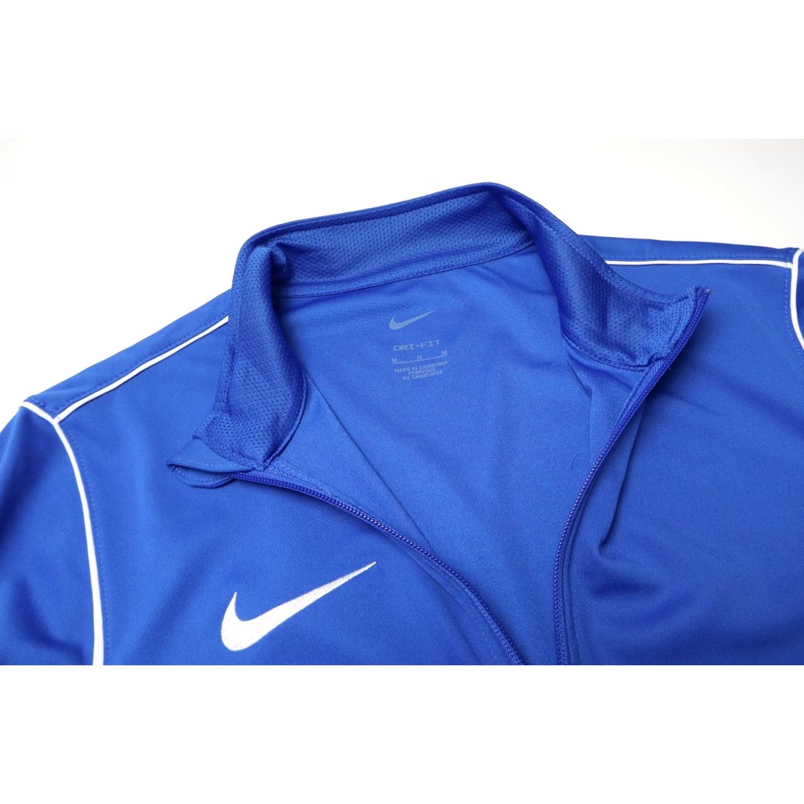 Nike Nike Dri-Fit Sweatshirt Mens Medium Full Zip Pockets Blue Logo Size US M / EU 48-50 / 2 - 4 Thumbnail