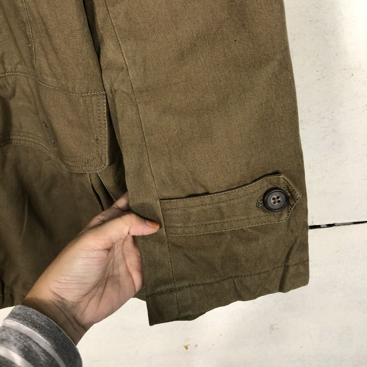 Issey Miyake 🔥VINTAGE CHORE WORK JACKET DUCK CANVAS SHIPS JAPAN Size US L / EU 52-54 / 3 - 18 Thumbnail