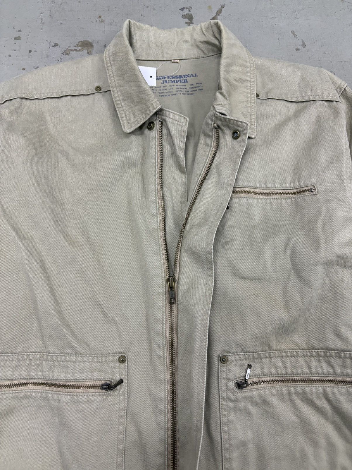 Vintage 1980s Vintage Work Jacket Professional Jumper Size US L / EU 52-54 / 3 - 2 Thumbnail