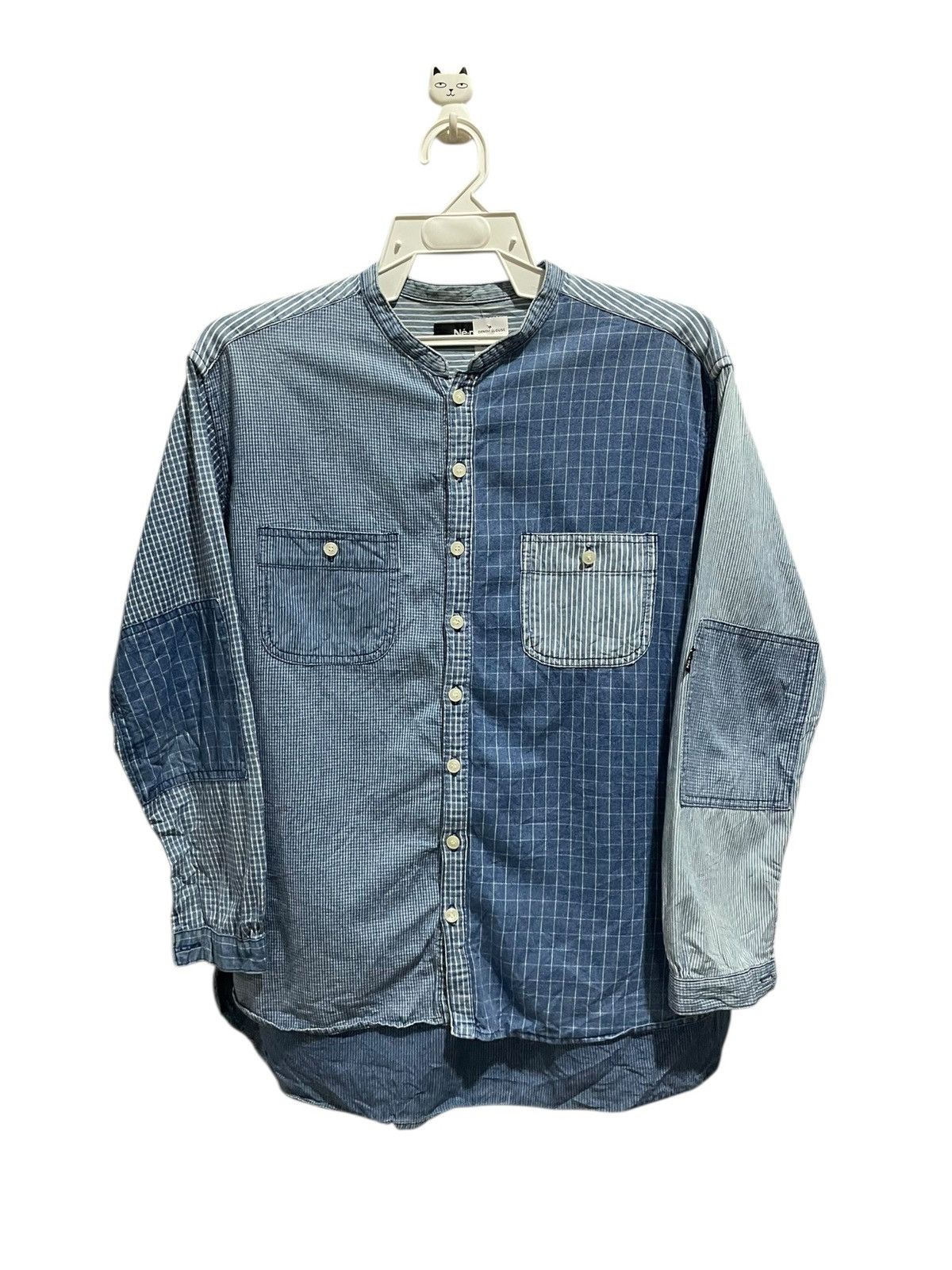 Ne-Net Issey Miyake Ne-Net Denim Shirt Size US M / EU 48-50 / 2 - 1 Thumbnail