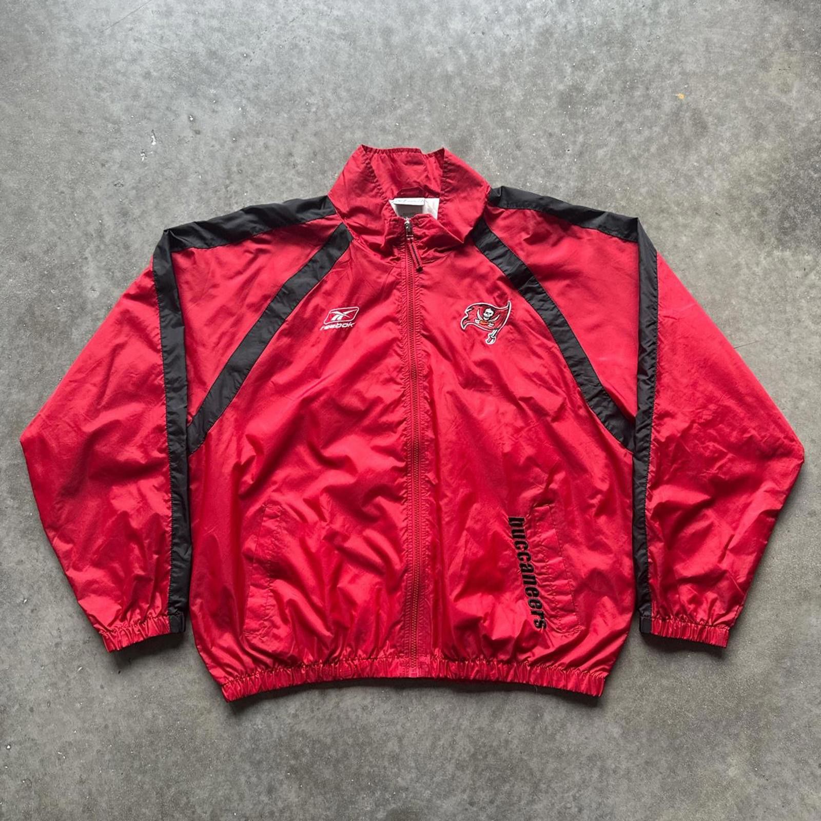 Reebok Vintage Y2k NFL Tampa Bay Buccaneers Reebok Windbreaker Size US XL / EU 56 / 4 - 1 Thumbnail
