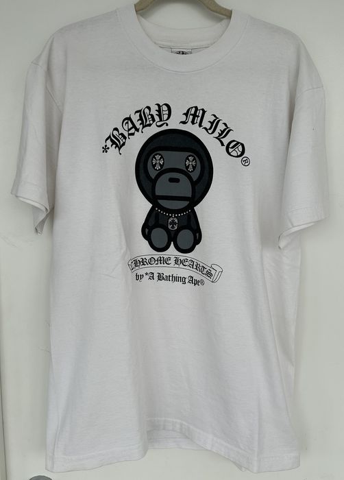 Bape Bape x Chrome Hearts Baby Milo Tee | Grailed