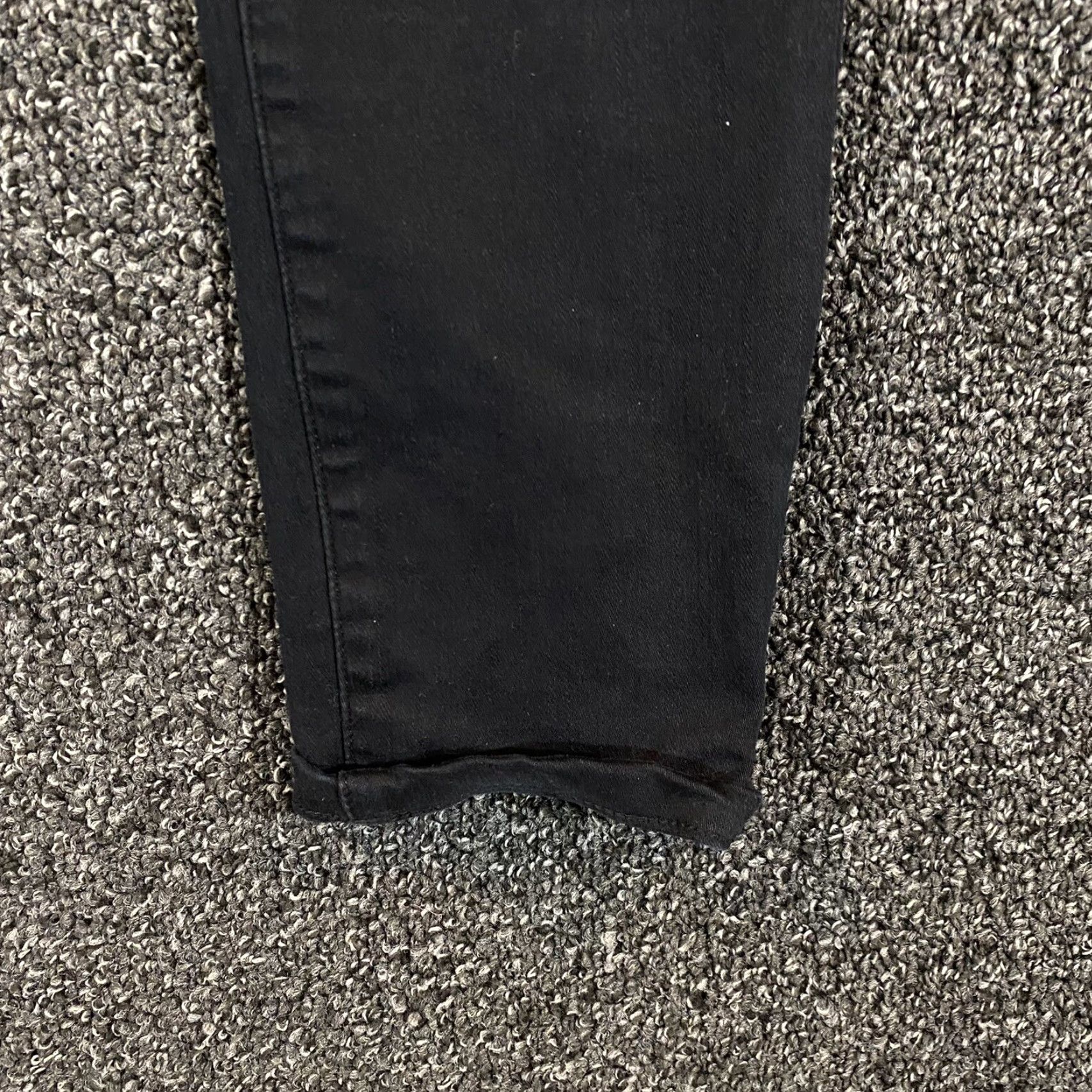 Agolde AGOLDE Sophie High Rise Skinny Jeans Womens 28 Moonstruck Black Distressed Jeans Slim Fit Size 28" / US 6 / IT 42 - 5 Thumbnail