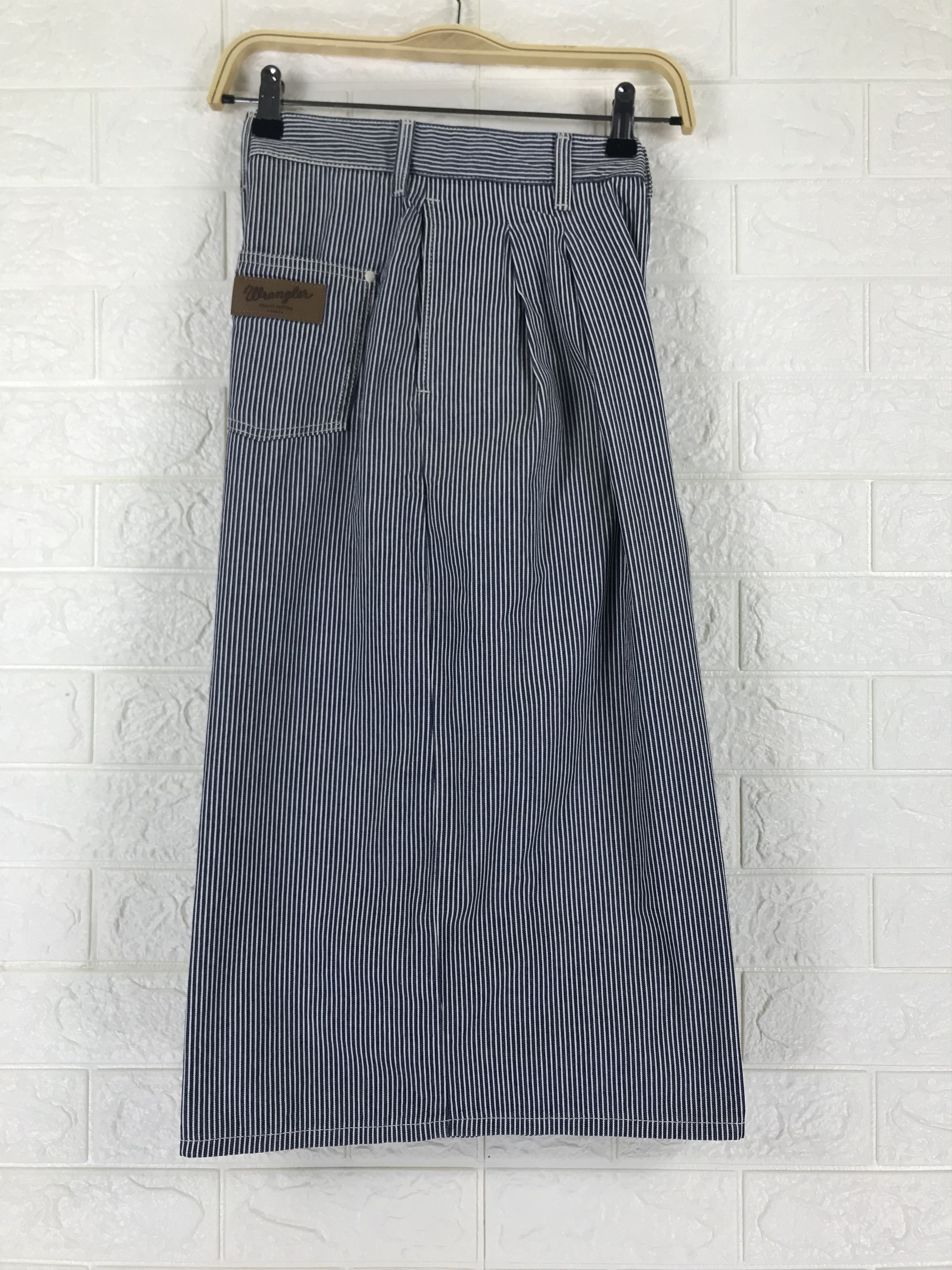 Wrangler Vintage Wrangler Chocol Raffine Hickory Crazy Wide Pants Size 28" / US 6 / IT 42 - 7 Thumbnail