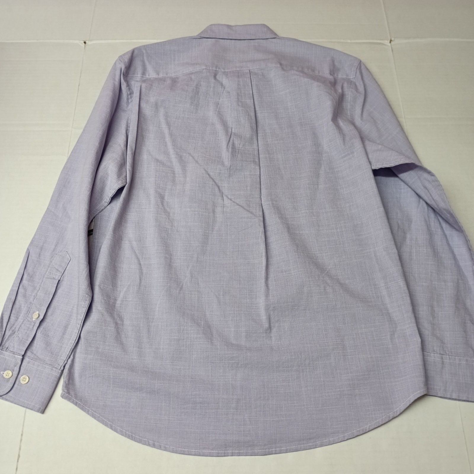U.S. Polo Assn. U.S. Polo Assn. Button Woven Shirt Men's M Violet Checkered Size US M / EU 48-50 / 2 - 9 Thumbnail