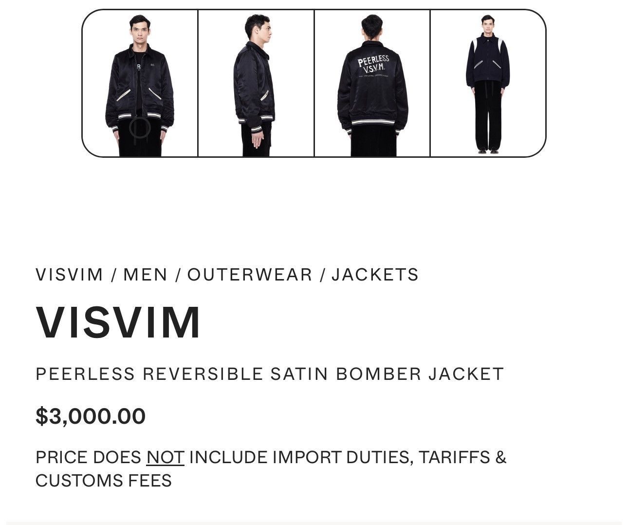 Visvim Visvim Peerless Reversible Satin Bomber Jacket Size US M / EU 48-50 / 2 - 4 Thumbnail