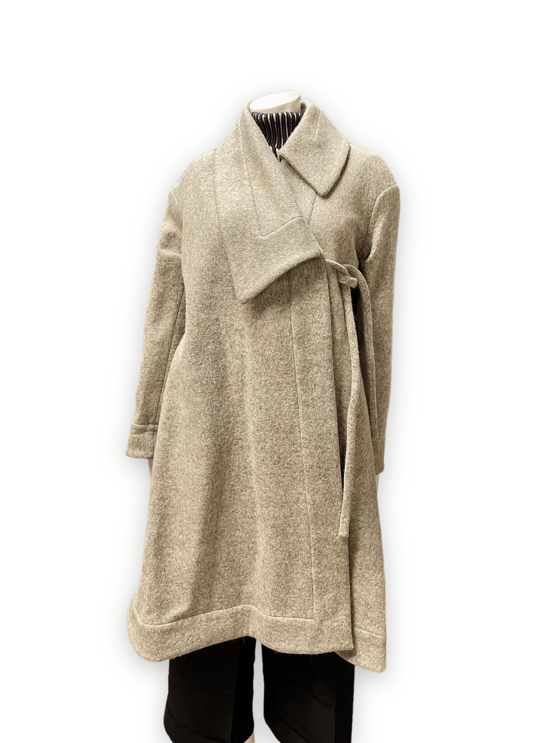 Vivienne Westwood Vivienne Westwood Red Label Vintage Designer Asymmetrical Mohair & Wool Coat Made In Italy Size L Size L / US 10 / IT 46 - 1 Thumbnail