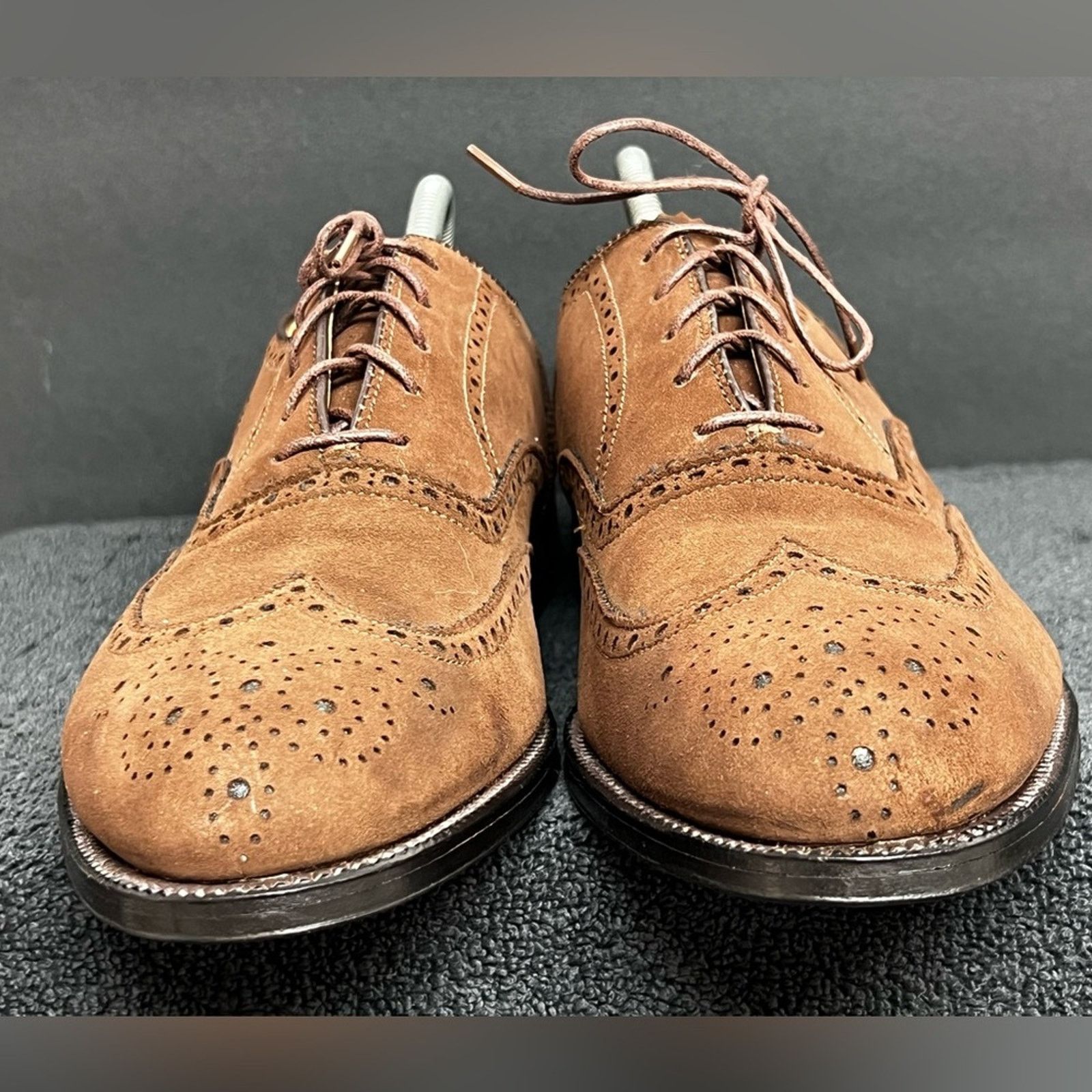 Alden Rare Vintage 1990’S Alden 9.5 AC Wingtip Blucher Derby Shoes Size US 9.5 / EU 42-43 - 5 Thumbnail