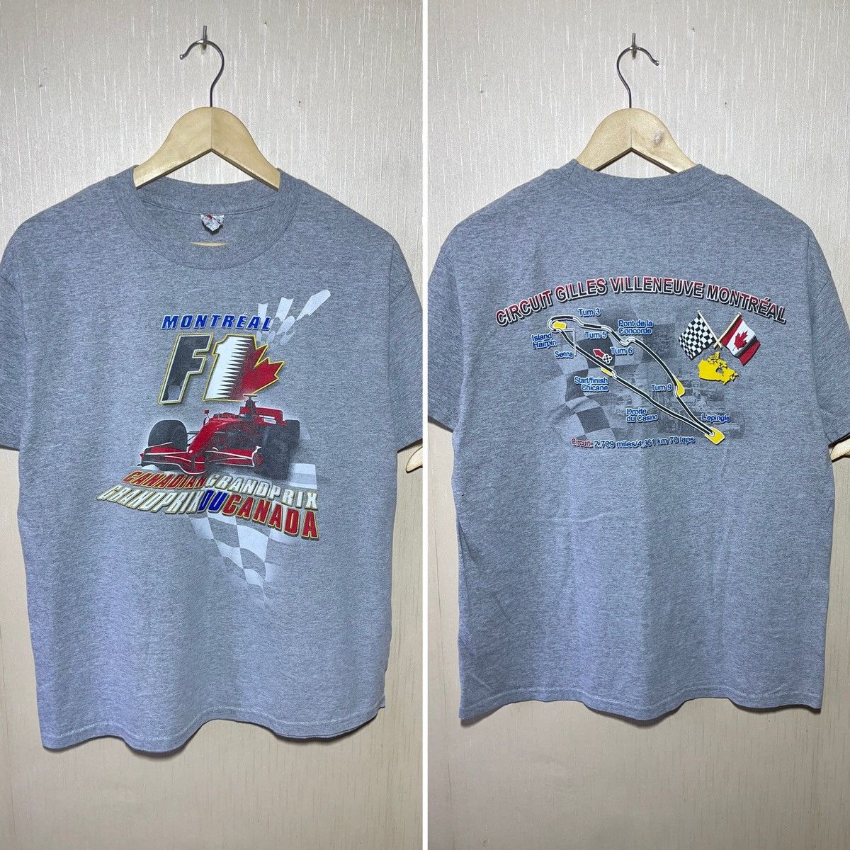 Vintage Formula 1 Canada Grand Prix vintage racing T shirt Size US L / EU 52-54 / 3 - 1 Thumbnail