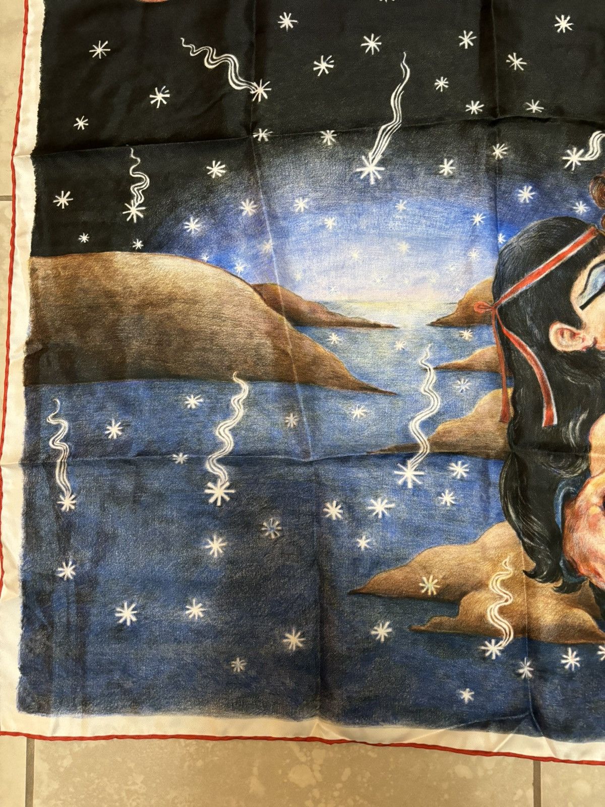 Prada 1 of 1 signed AW16 Prada Impossible True Love foulard scarf Size ONE SIZE - 6 Thumbnail