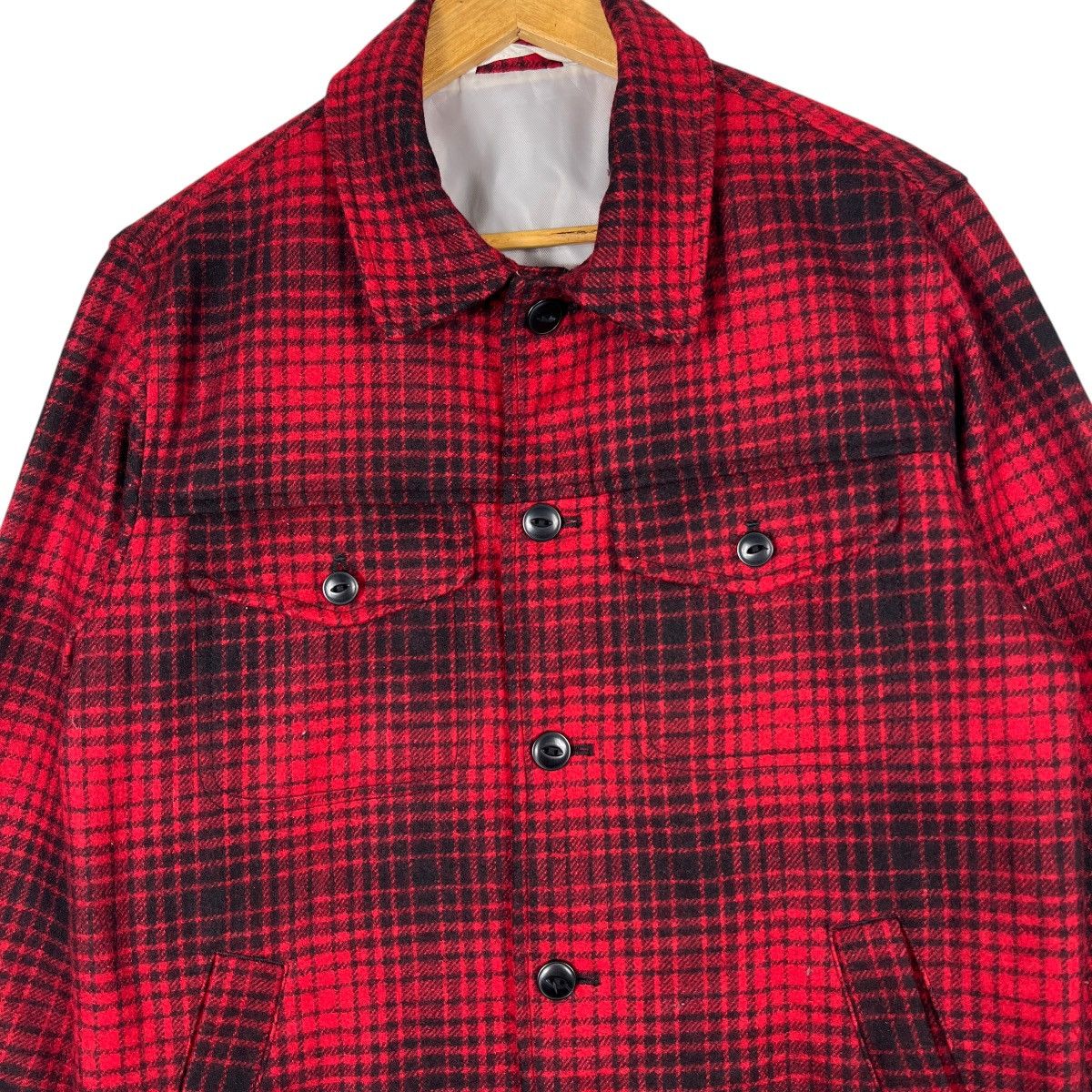 Japanese Brand 🔥 VINTAGE JAPANESE CPO PLAID SHIRT JACKET Size US M / EU 48-50 / 2 - 3 Thumbnail