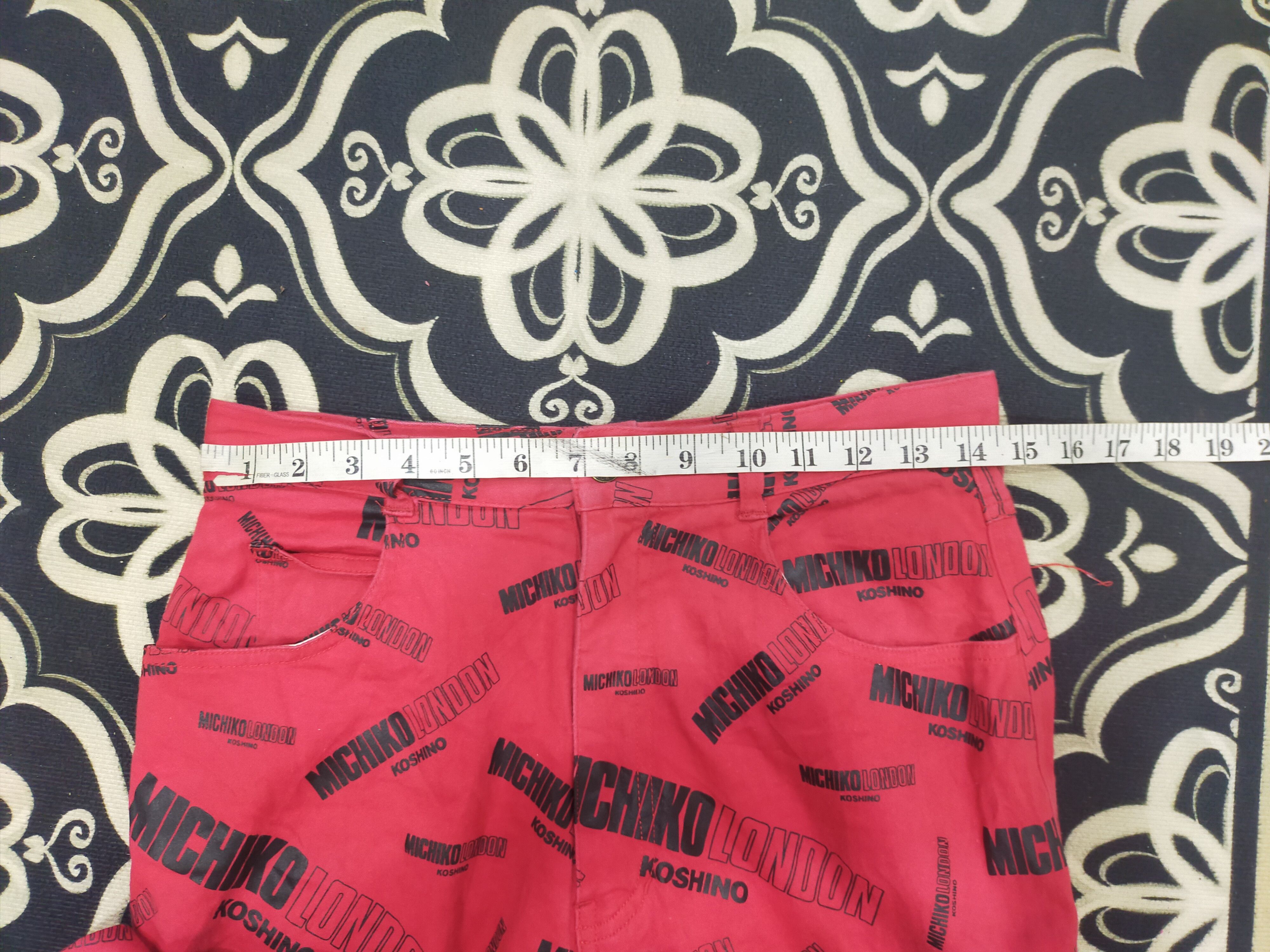 Hysteric Glamour Michiko London Koshino Full Printed Skinny Stretch Size US 29 - 17 Thumbnail