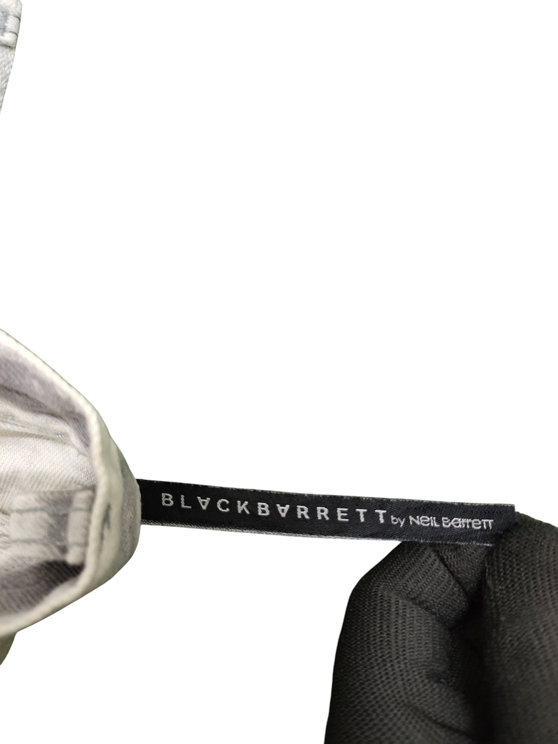 Neil Barrett Neil Barret Bleach Wash Clawmark Distress Faded Denim Jeans Size US 32 / EU 48 - 10 Thumbnail