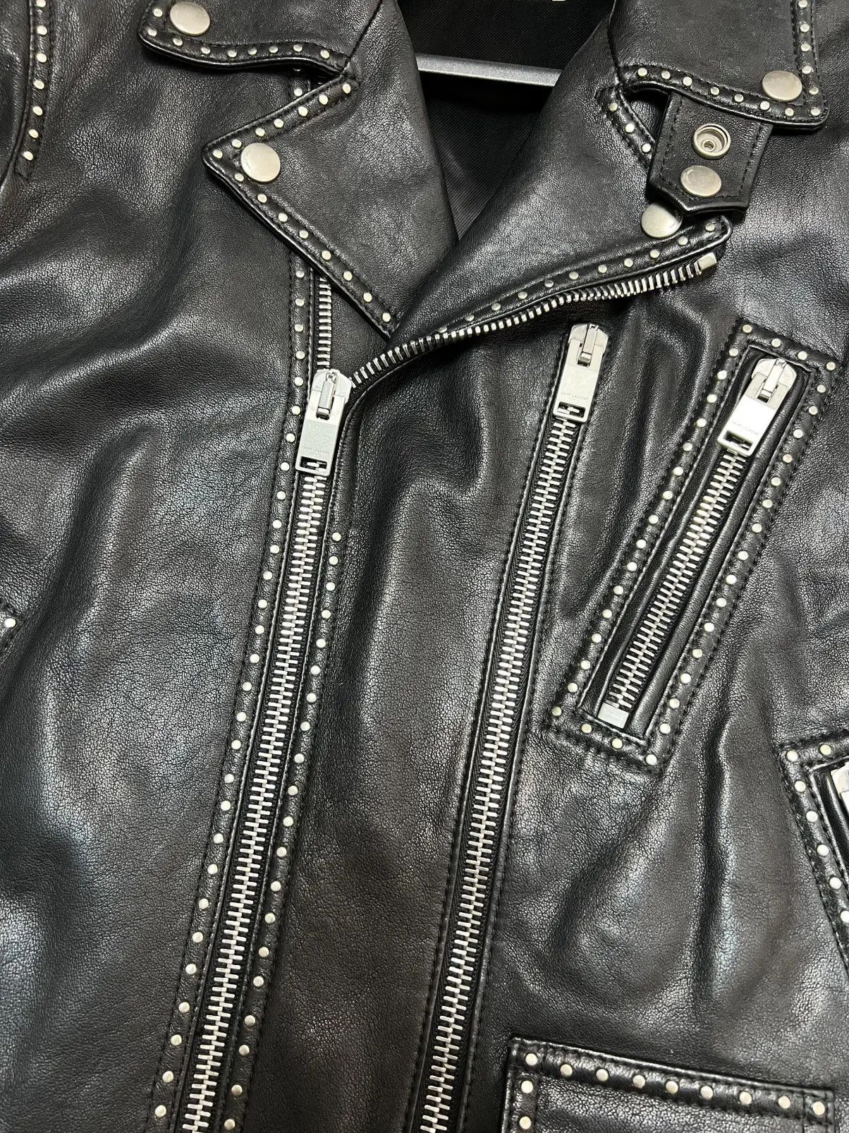 Saint Laurent Paris FW14 Studded L17 Leather Jacket sz 46 Size US S / EU 44-46 / 1 - 6 Thumbnail