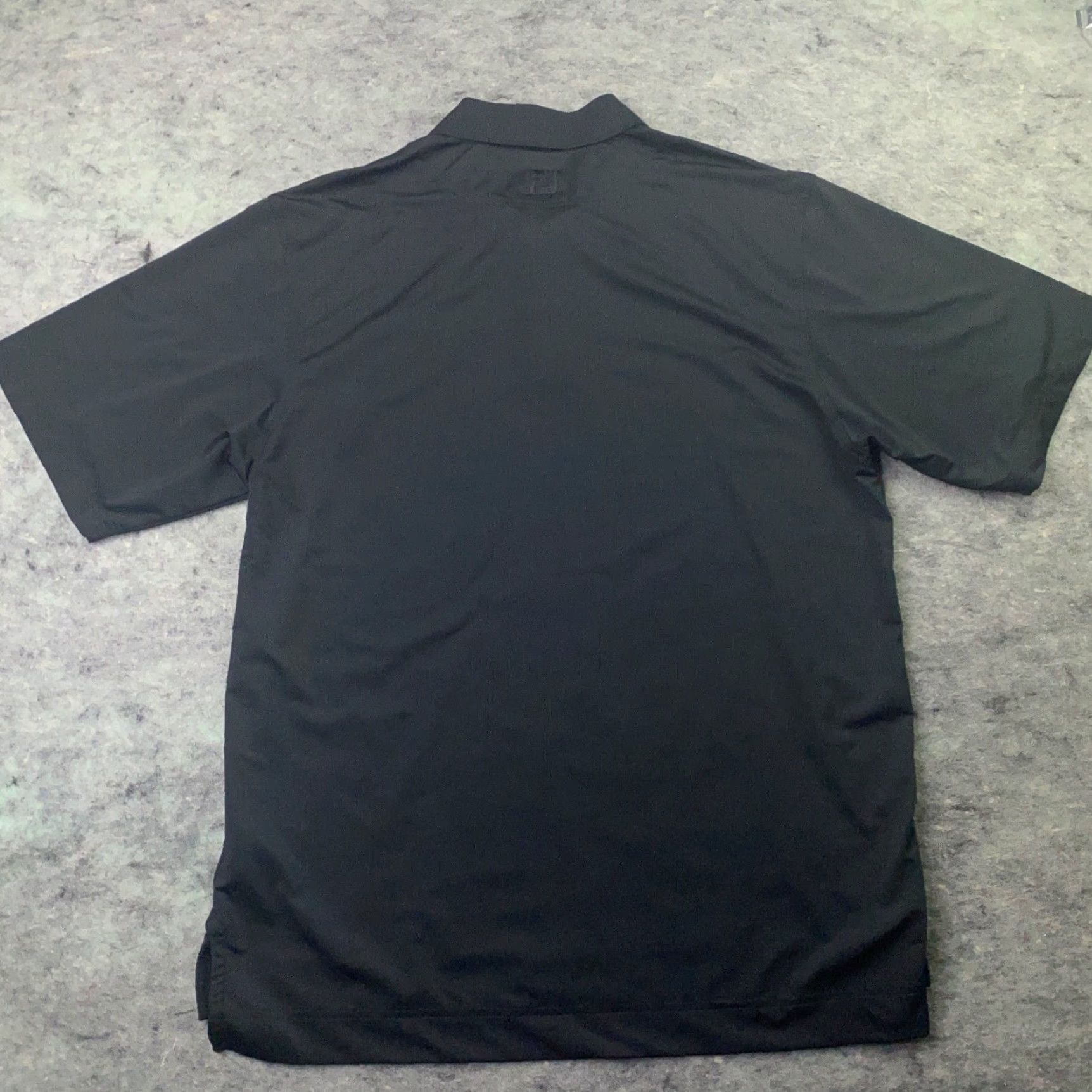 Footjoy FootJoy Mens Polo Shirt Short Sleeve Black Stretch Logo FJ Golf Collared Embroidered Size US M / EU 48-50 / 2 - 7 Thumbnail
