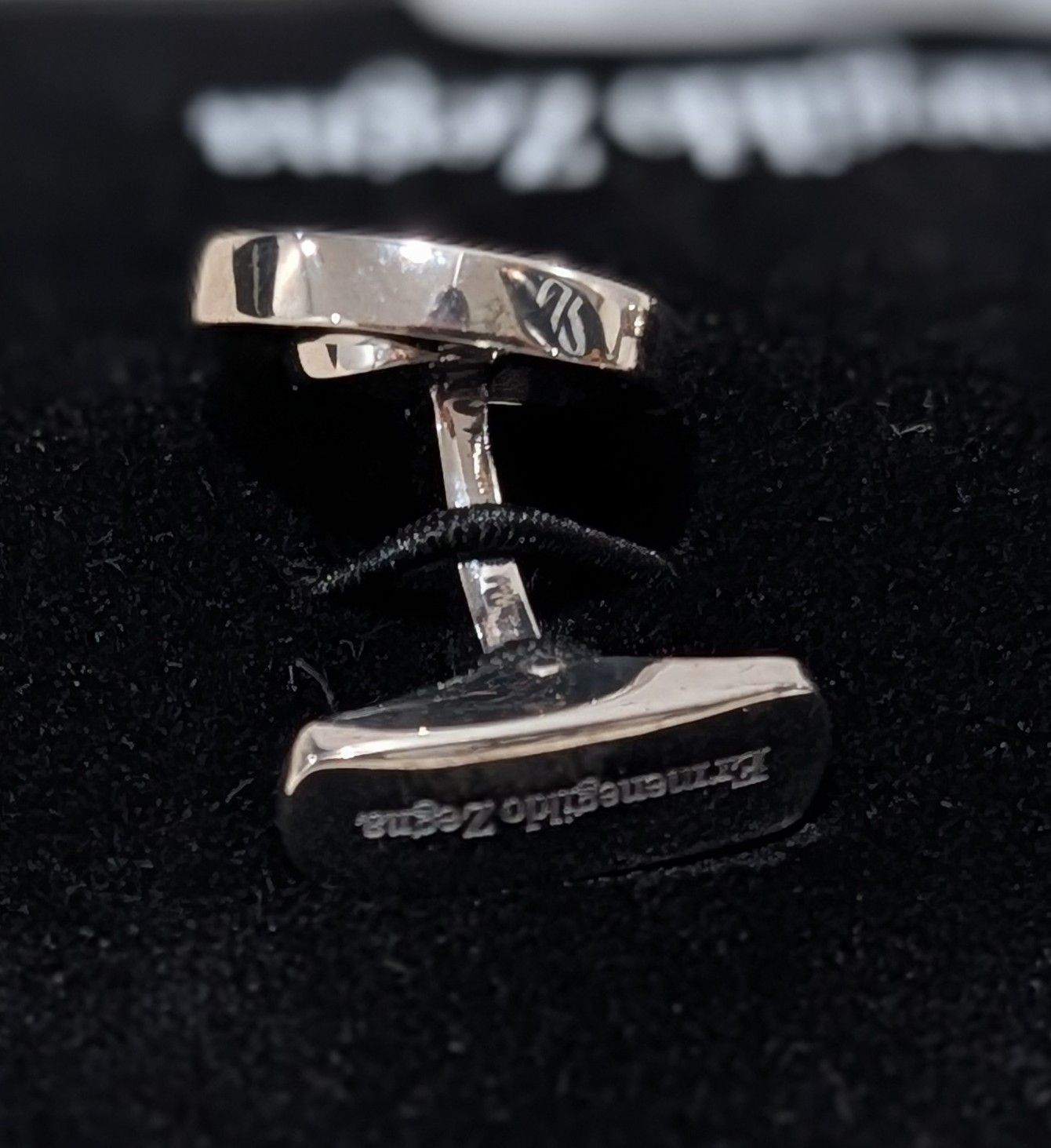 Ermenegildo Zegna Ermenegildo Zegna Sterling Silver Stud Cufflinks Size ONE SIZE - 3 Thumbnail
