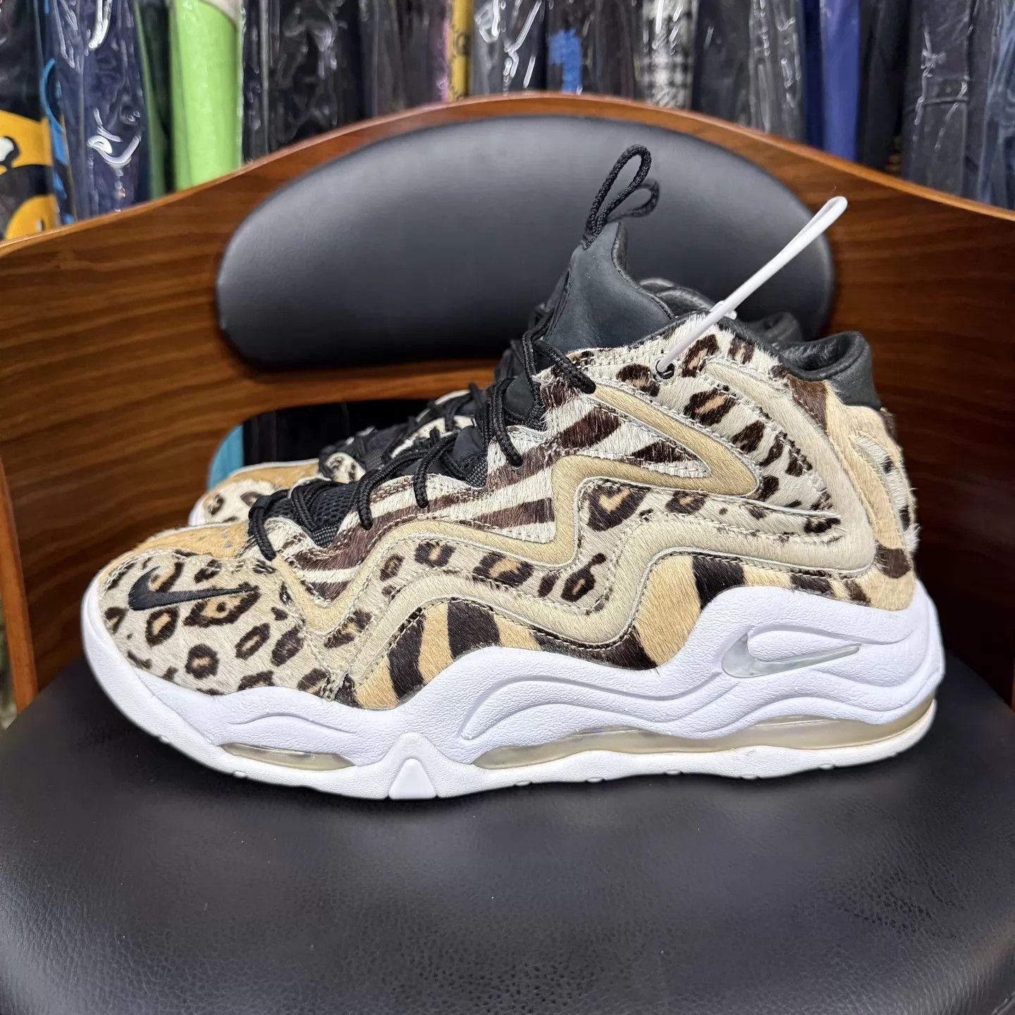 Nike Air Pippen1 X Kith Chimera Leopard Print 43 Mint 2x Worn Size US 10 / EU 43 - 6 Thumbnail