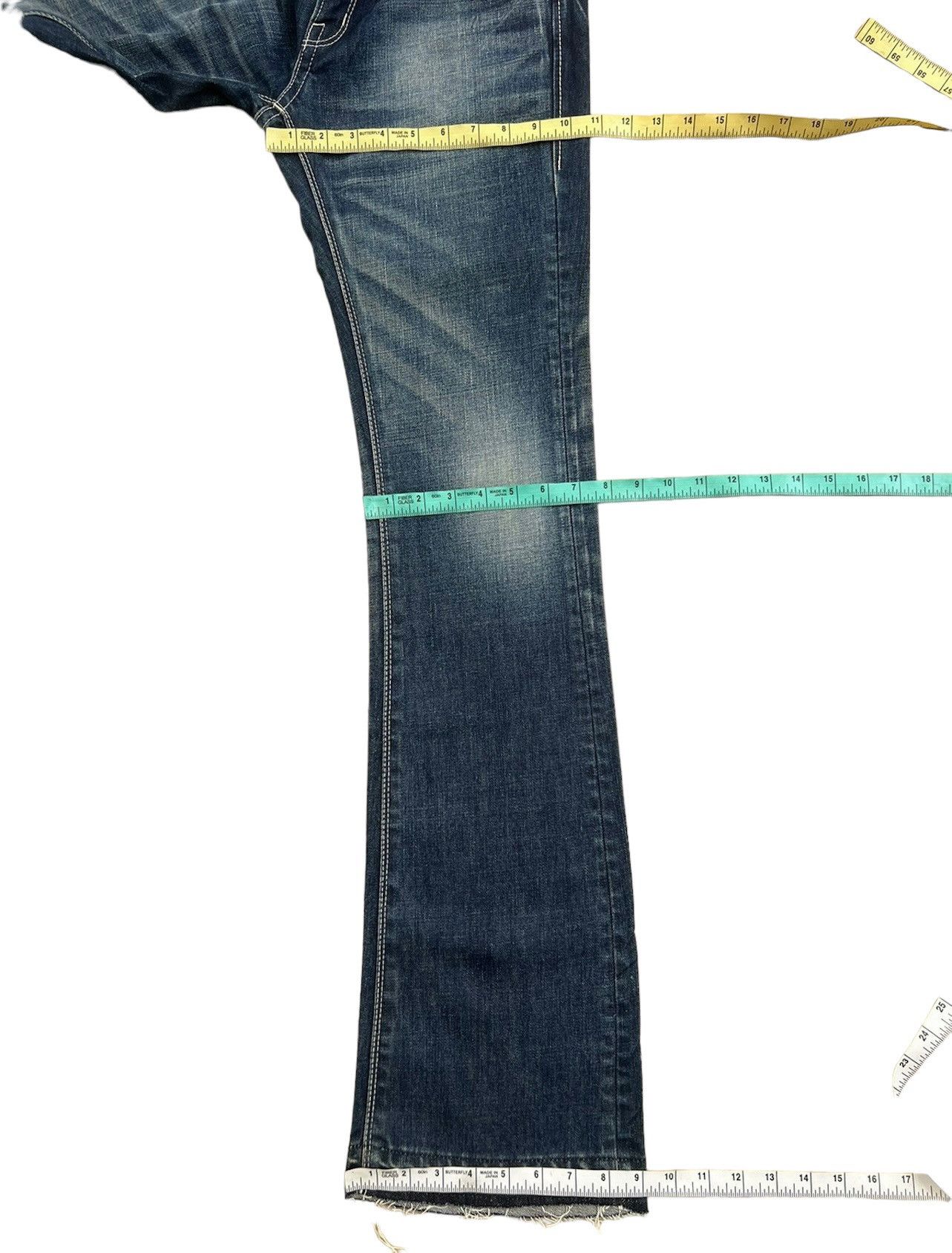 Vanquish Claw Mark Mud Vanquish Japan Released Hem Denim Flare Jeans Size US 29 - 4 Thumbnail