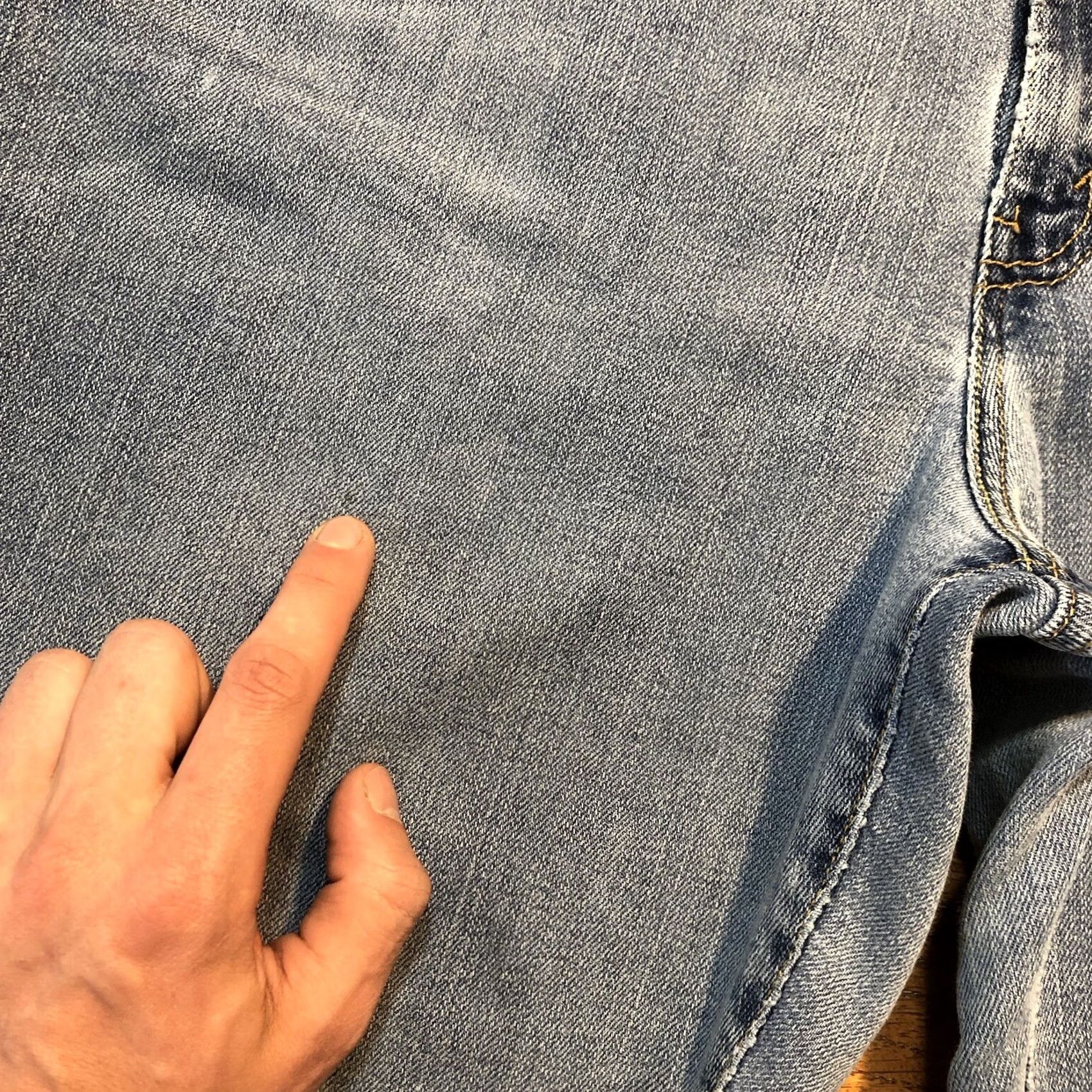 Levi's VINTAGE Levi's 515 Bootcut Jeans Womens 16W x 32 Inseam Blue USA Denim Western 80s 90s Size 38" / US 16 / IT 52 - 6 Thumbnail
